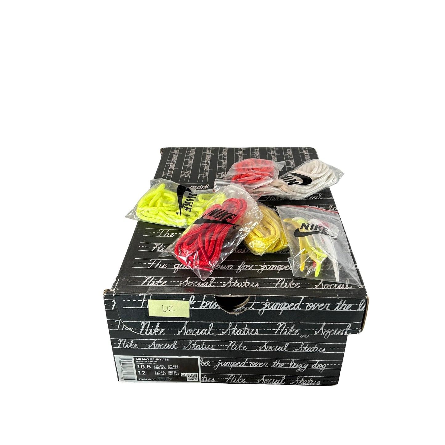 DM9130 001 Nike Air Max Penny 1 Social Status Recess Black [USED] - 10.5 M (Used2)