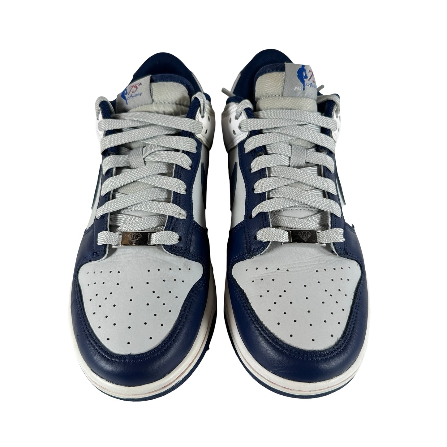 DD3363 001 Nike Dunk Low EMB NBA 75th Anniversary Brooklyn Nets [USED] - 9 M (Used)