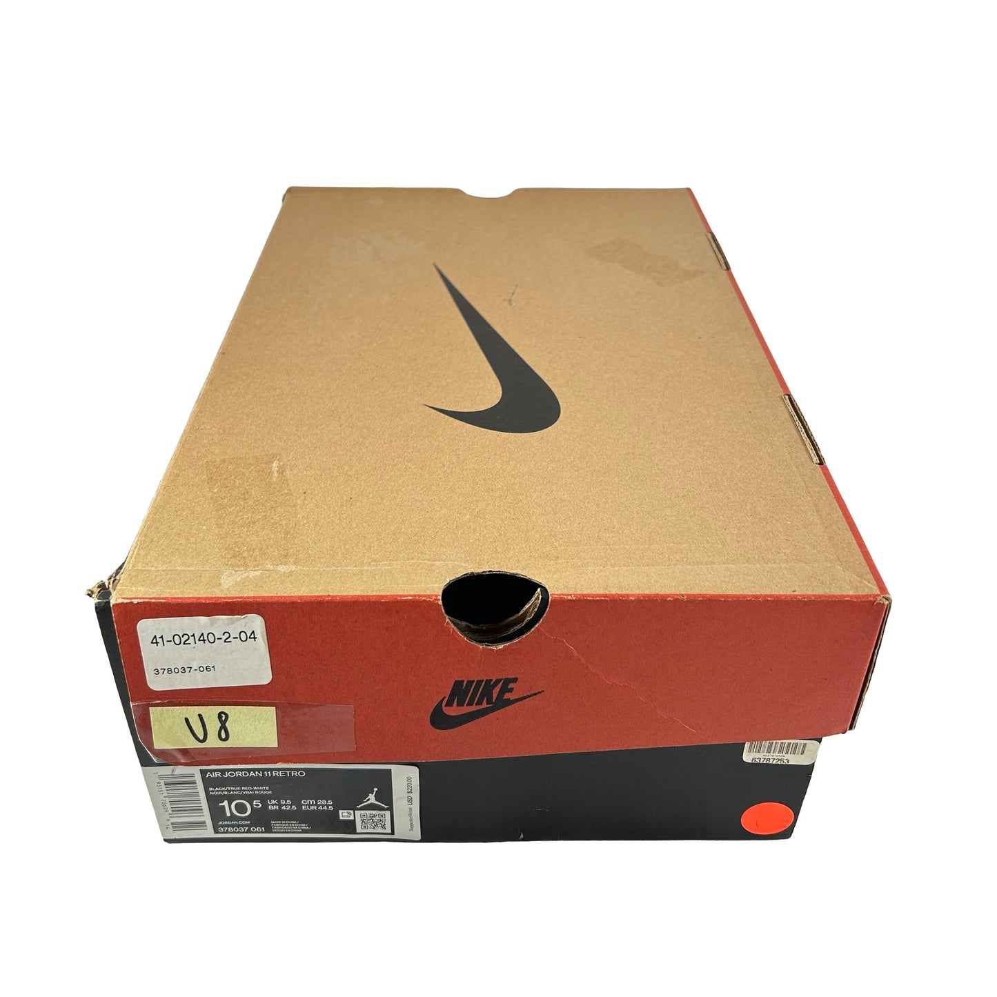 378037 061 Jordan 11 Bred (2019) [USED] - 10.5 M (Used8)