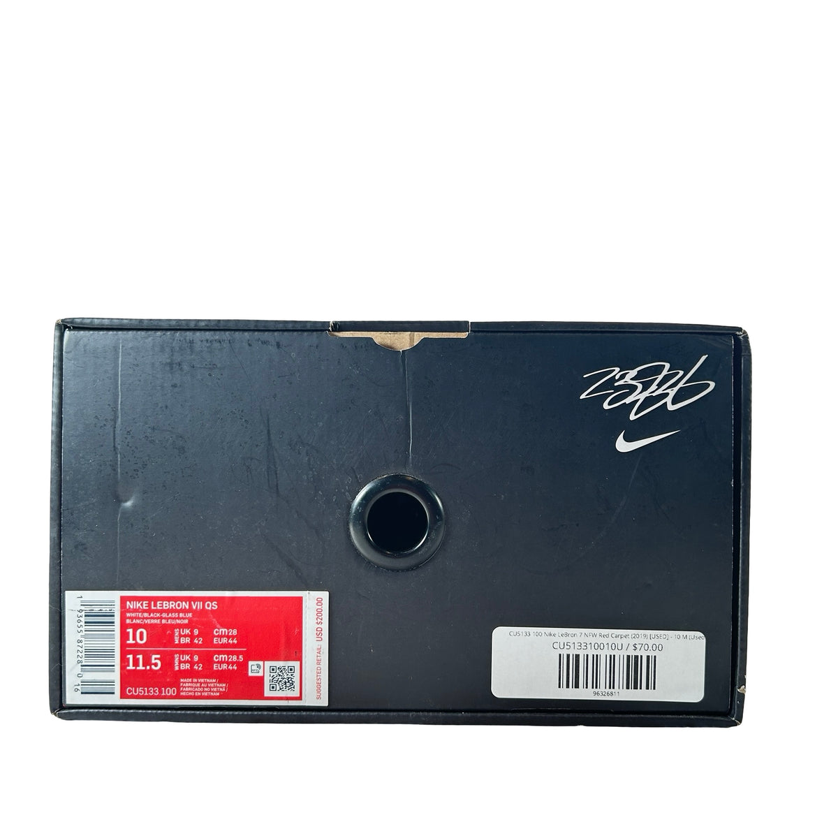 CU5133 100 Nike LeBron 7 NFW Red Carpet (2019) [USED] - 10 M (Used)