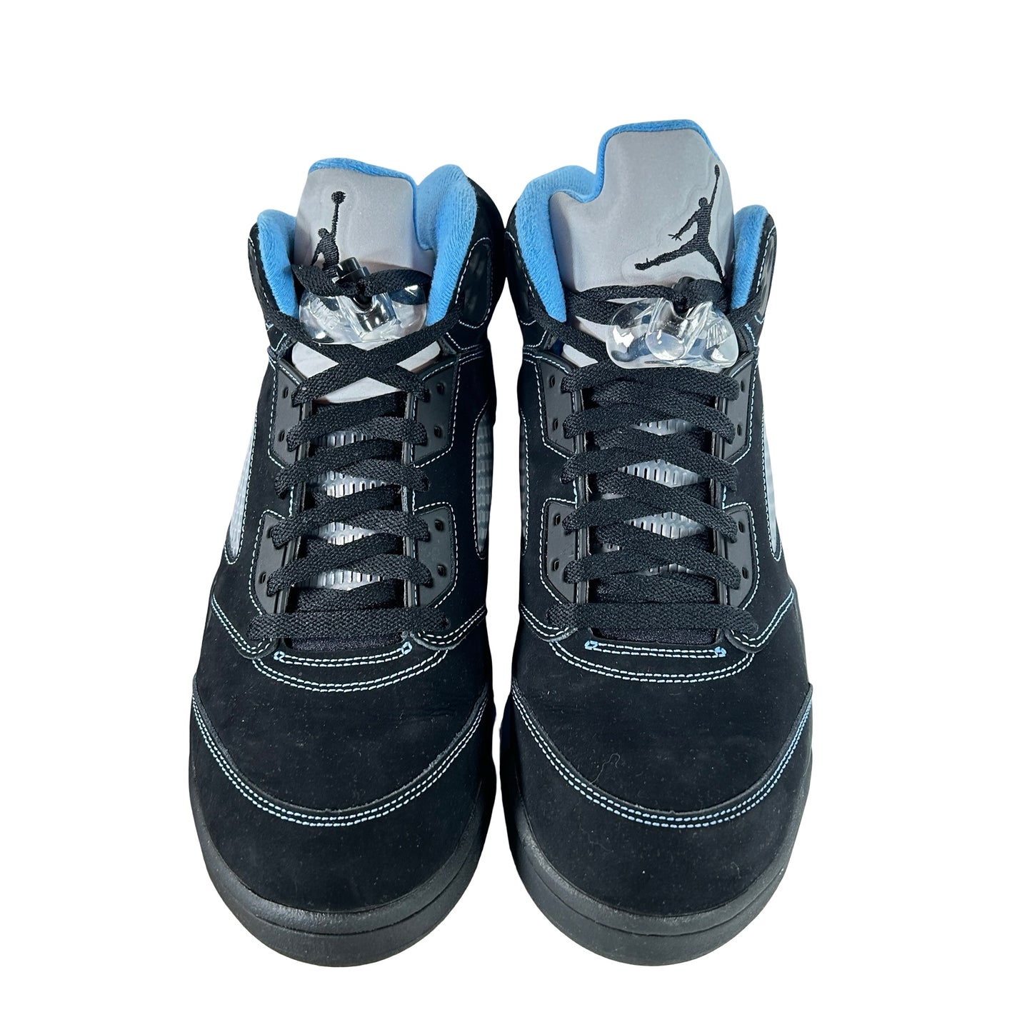 DD0587 008 Jordan 5 Retro Black University Blue (2026) [USED] - 10.5 M (Used)