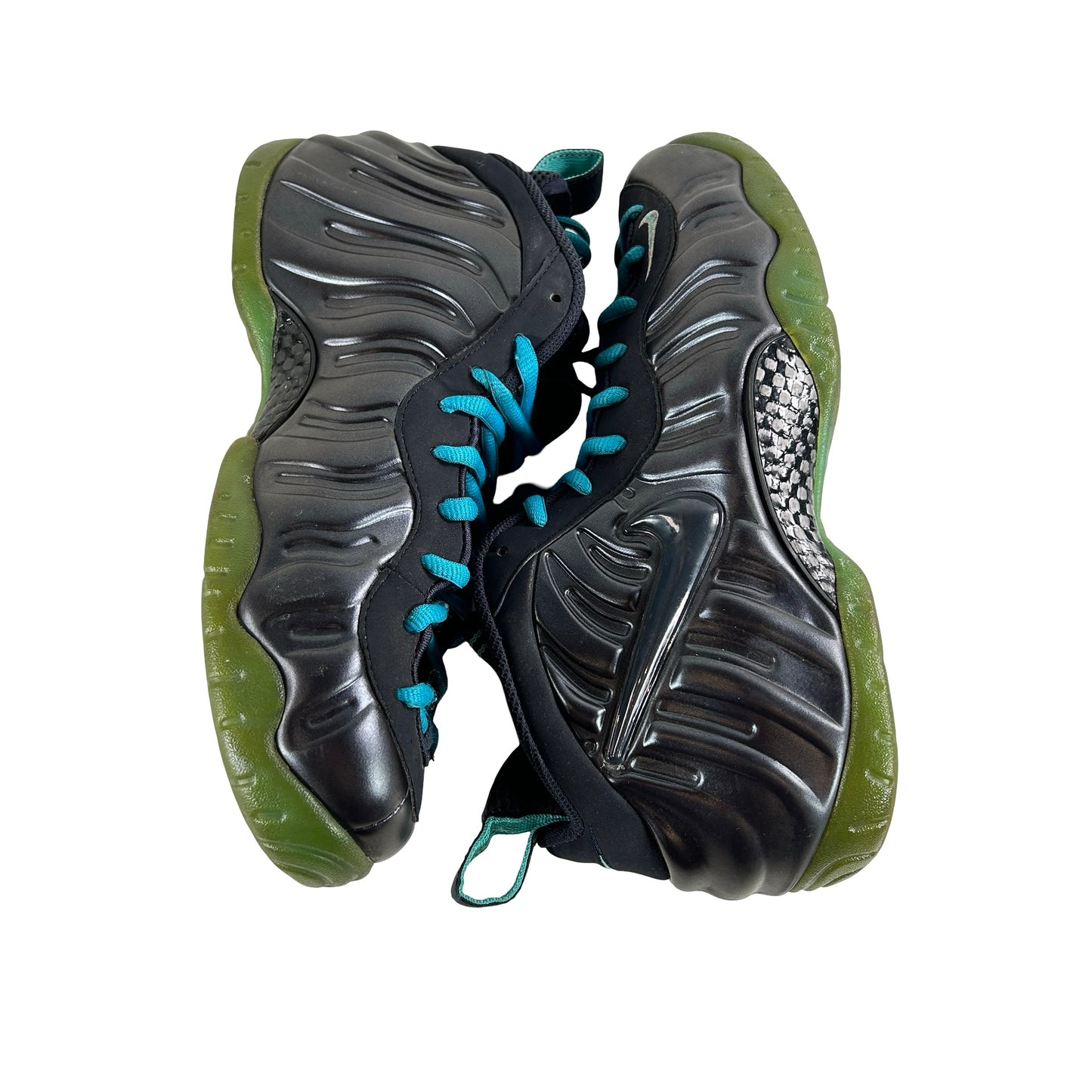 624041 402 Nike Air Foamposite Pro Dark Obsidian [USED] - 10.5 M (Used) (Replace Box)