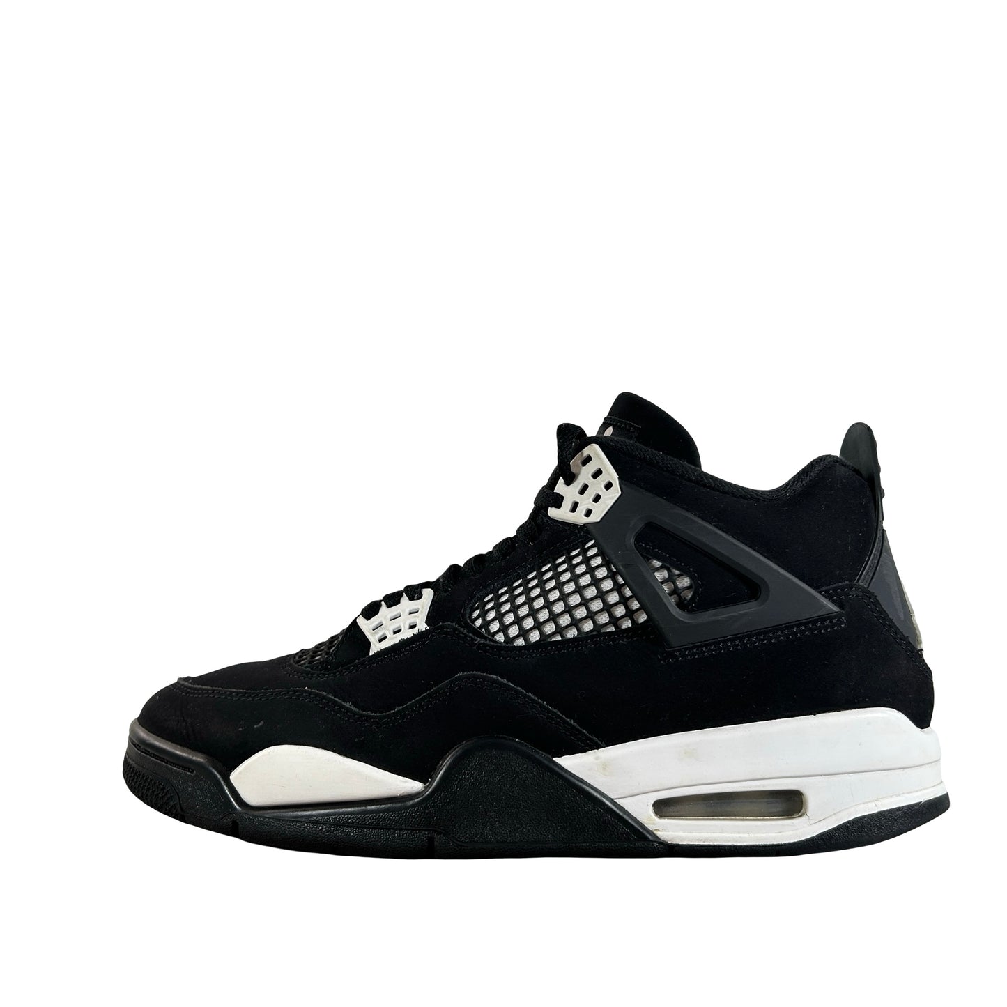 FQ8138 001  Jordan 4 Retro White Thunder [USED] - 9 M (Used2) (No Box2)