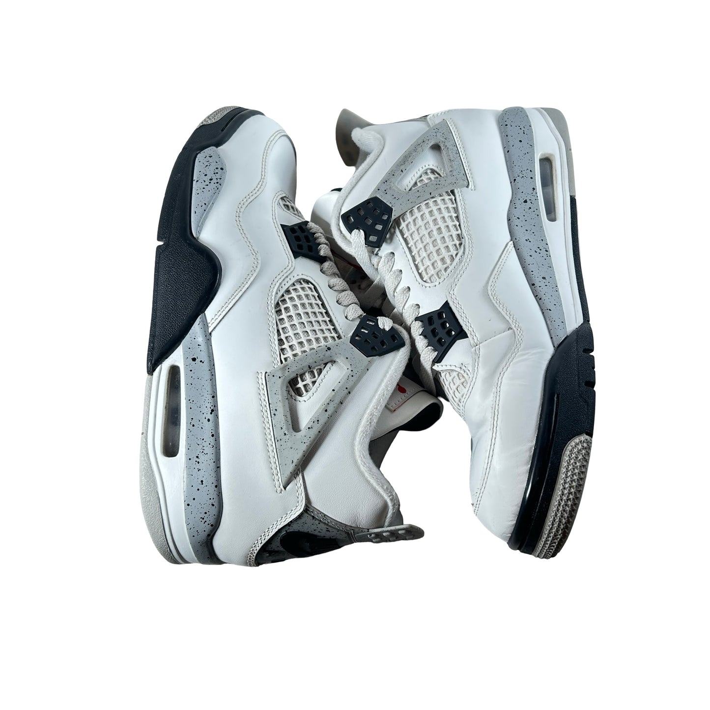 FV5029 100 Jordan 4 Retro White Cement (2025) [USED] - 8 M (Used) (No Box)