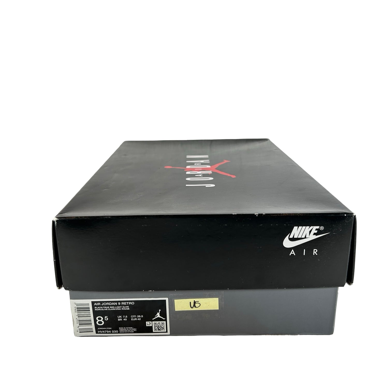 HV4794 030 Air Jordan 9 Retro Olive (2024) [USED] - 8.5 M (Used15)