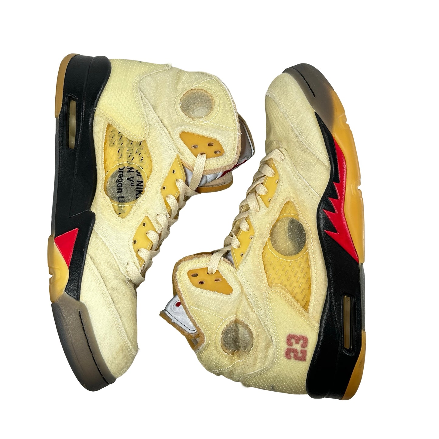 DH8565 100 Jordan 5 Off-White Sail [USED] - 10.5 M (Used) (No Box3)