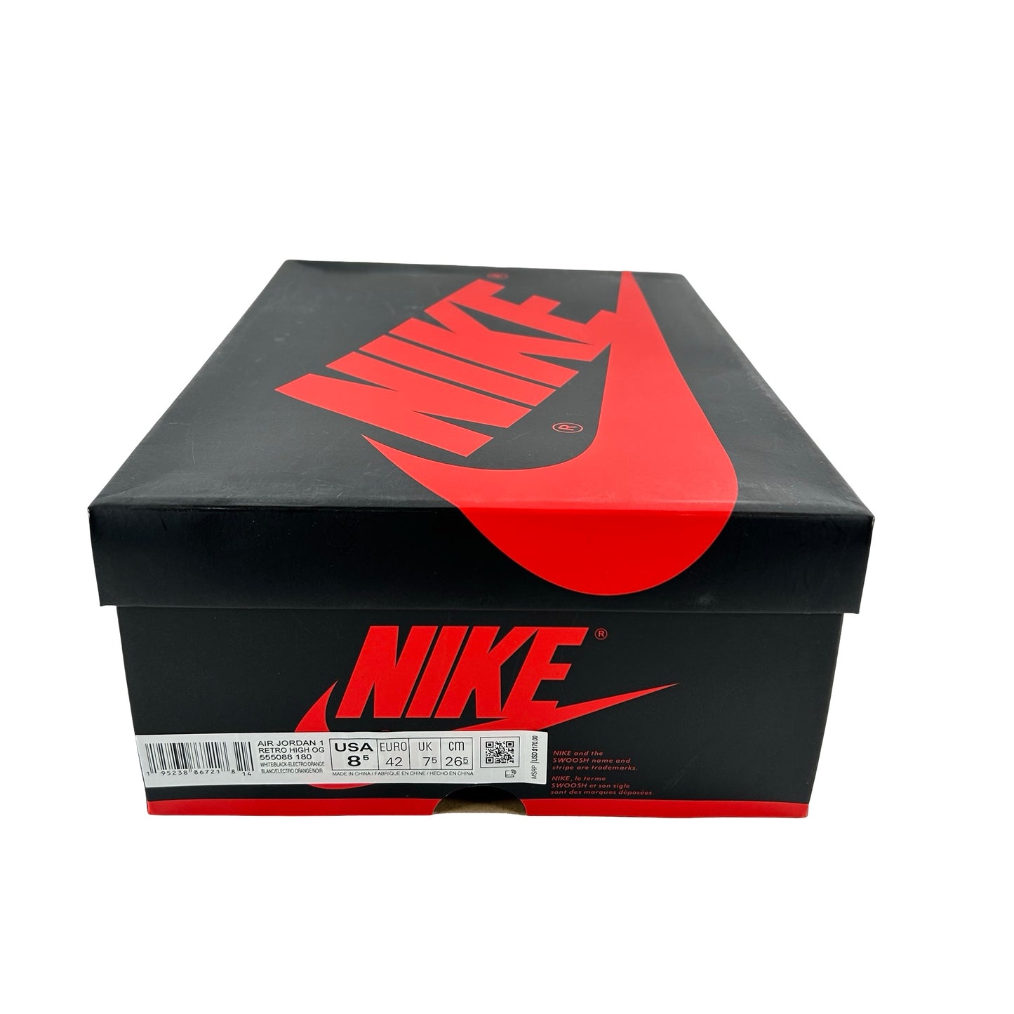 555088 180 Jordan 1 Retro High Electro Orange [USED] - 8.5 M (Used)
