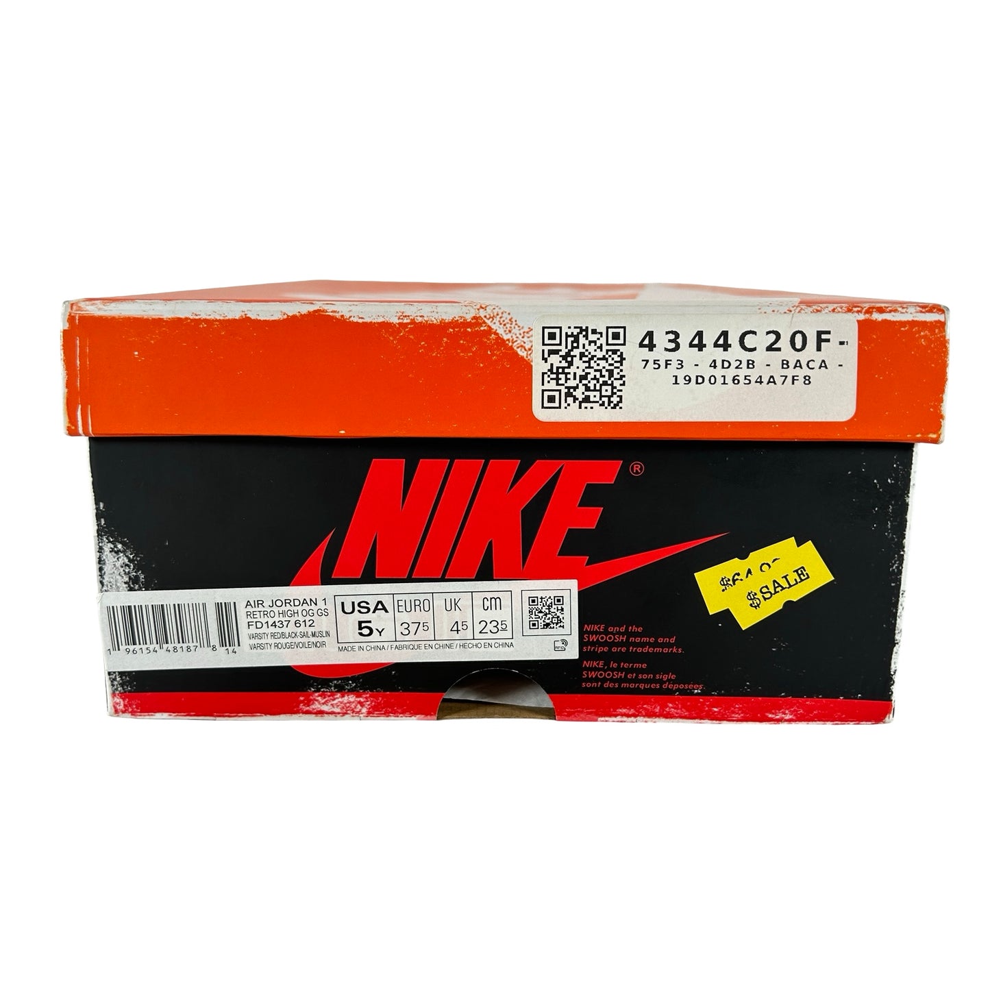 FD1437 612 Jordan 1 Retro High OG Chicago Lost and Found GS [USED] - 5Y (Used)