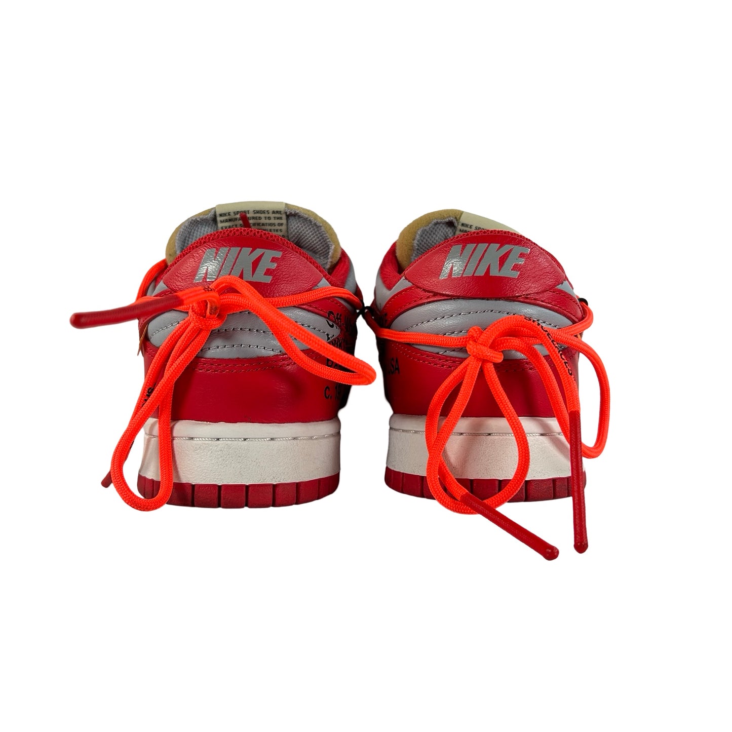 CT0856 600 Dunk Low Off-White Red [USED] - 7 M (Used)