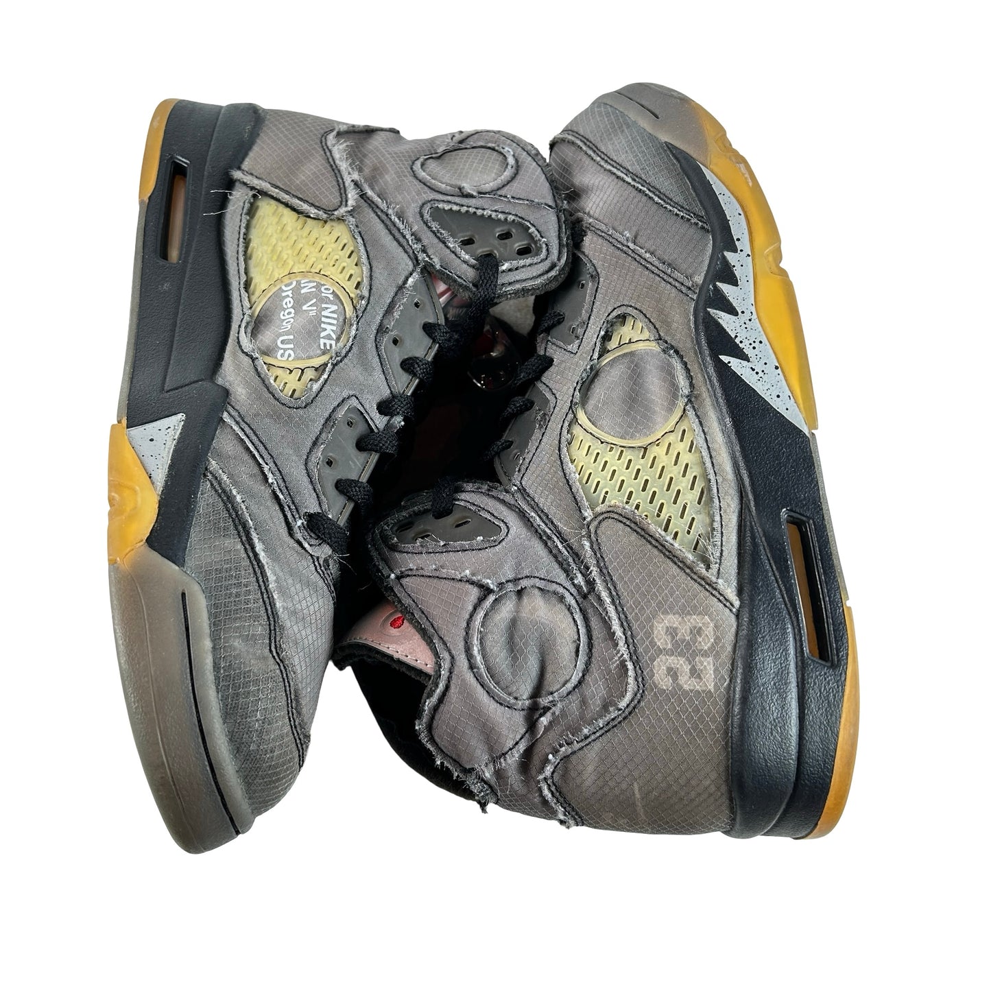 CT8480 001 Jordan 5 Blanco roto Negro