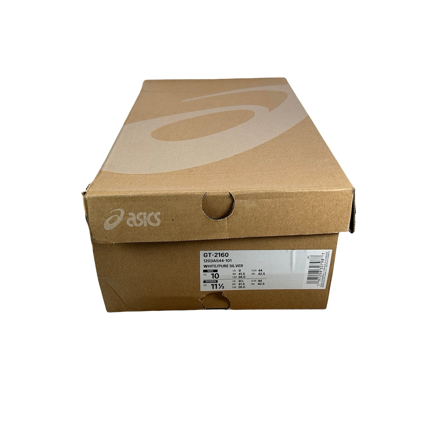 1203A544 101 ASICS GT-2160 White Pure Silver [USED] - 10 M (Used)