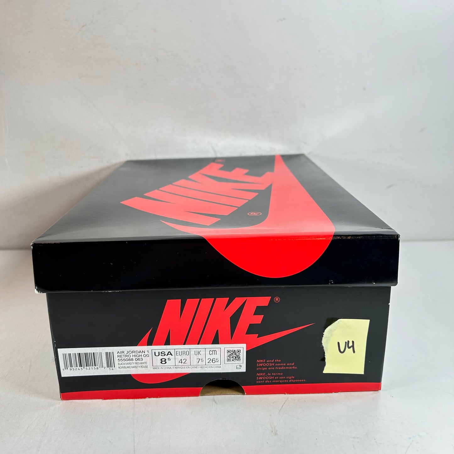 555088 063 Jordan 1 Retro High OG Patent Bred [USED] - 8.5 M (Used4)