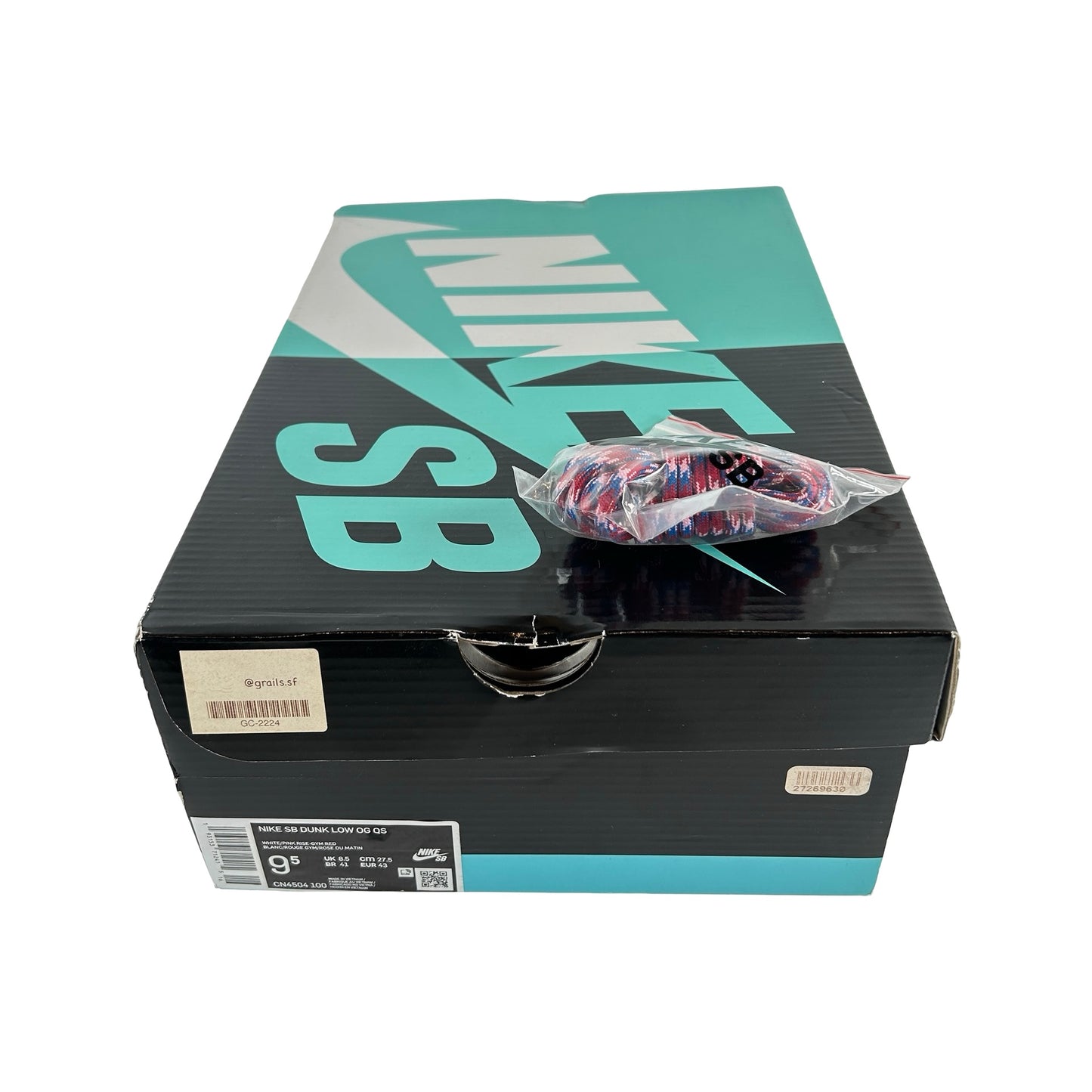 CN4504 100 Nike SB Dunk Low Parra [USED] - 9.5 M (Used)