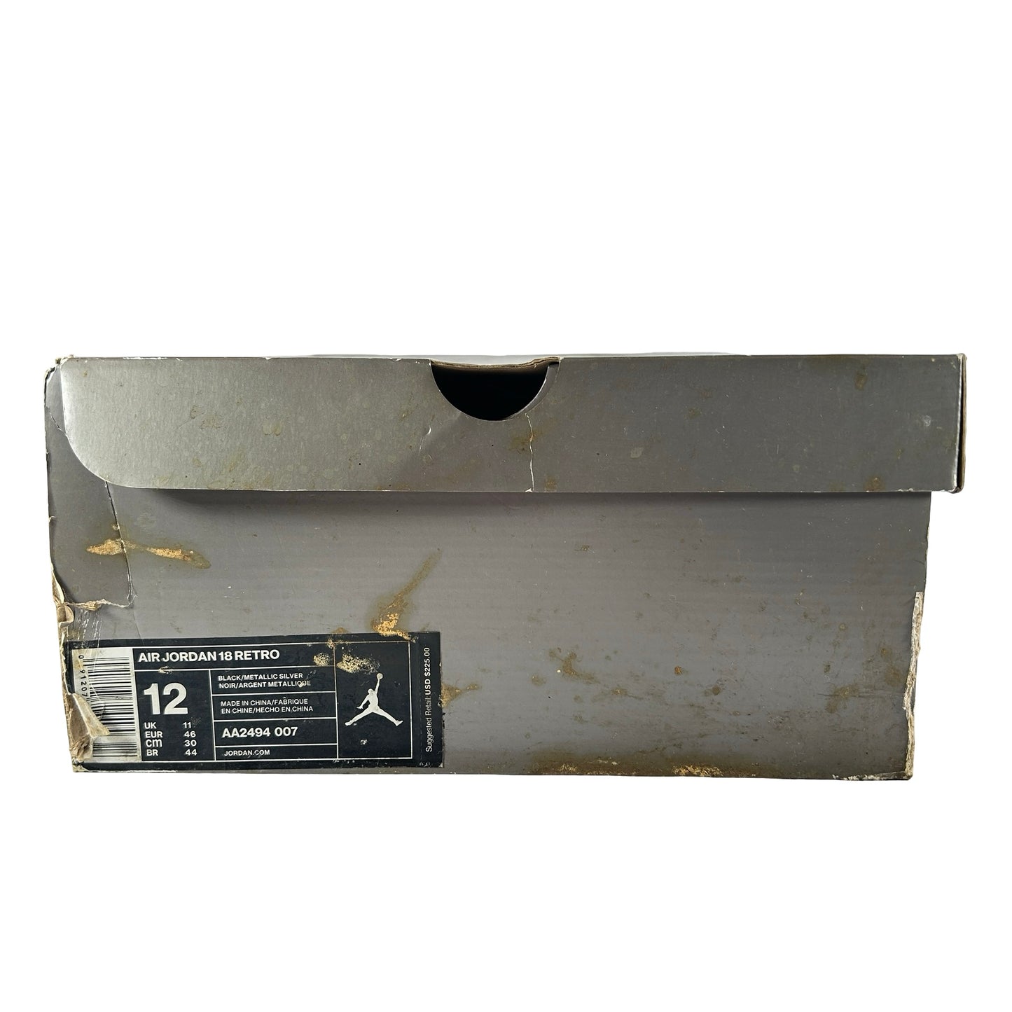 AA2494 007 Jordan 18 Retro Black Sport Royal (2018) [USED] - 12 M (Used)