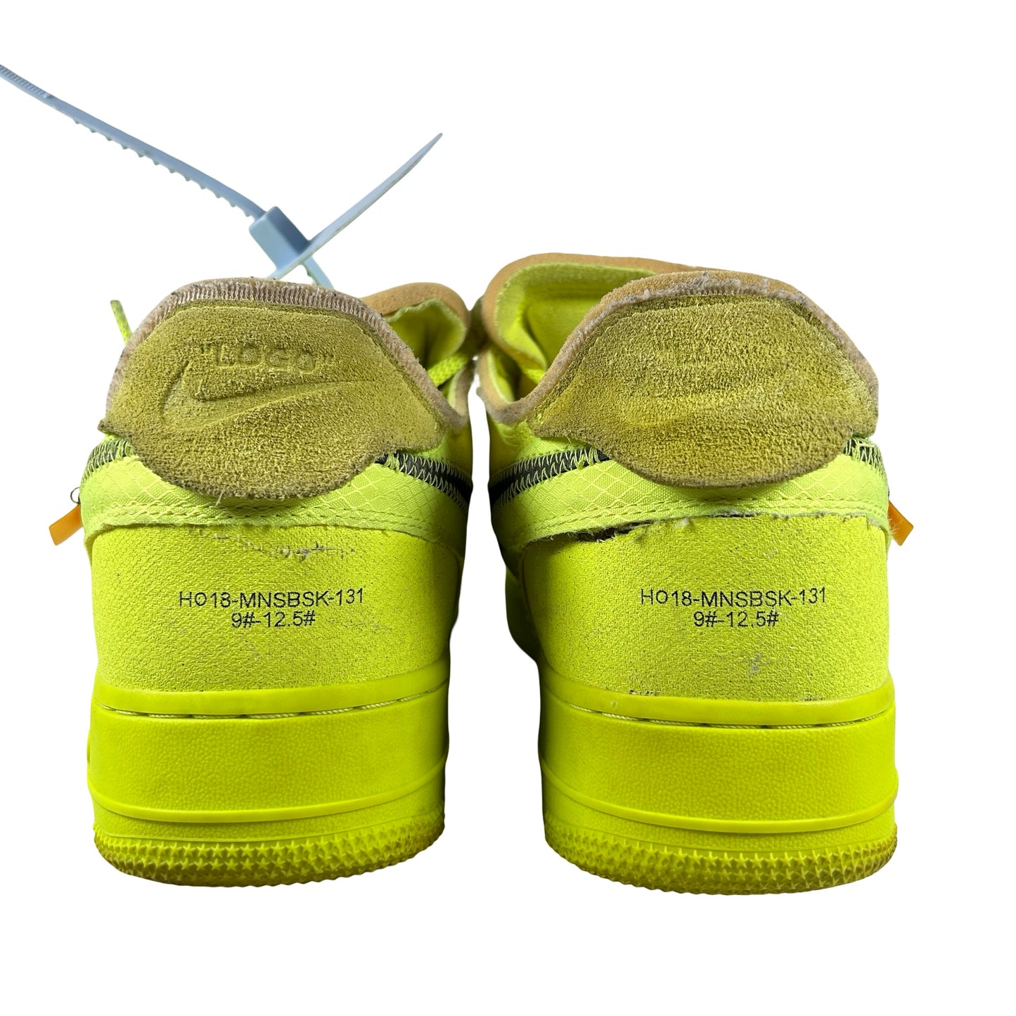 AO4606 700 Nike Air Force 1 Low Off-White Volt [USED] - 11.5 M (Used) (No box)