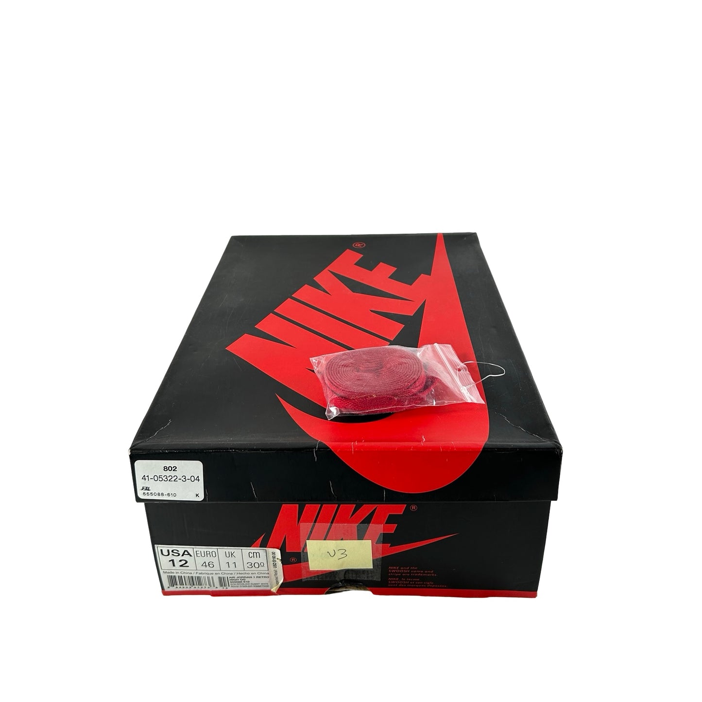 555088 610 Jordan 1 Bred Toe [USED] - 12 M (Used3)