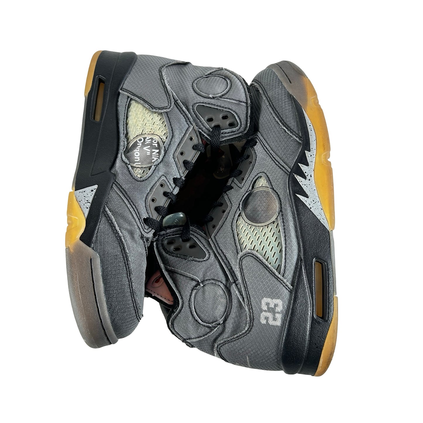 CT8480 001 Jordan 5 Off-White Black [USED] - 10.5 M (Used7)