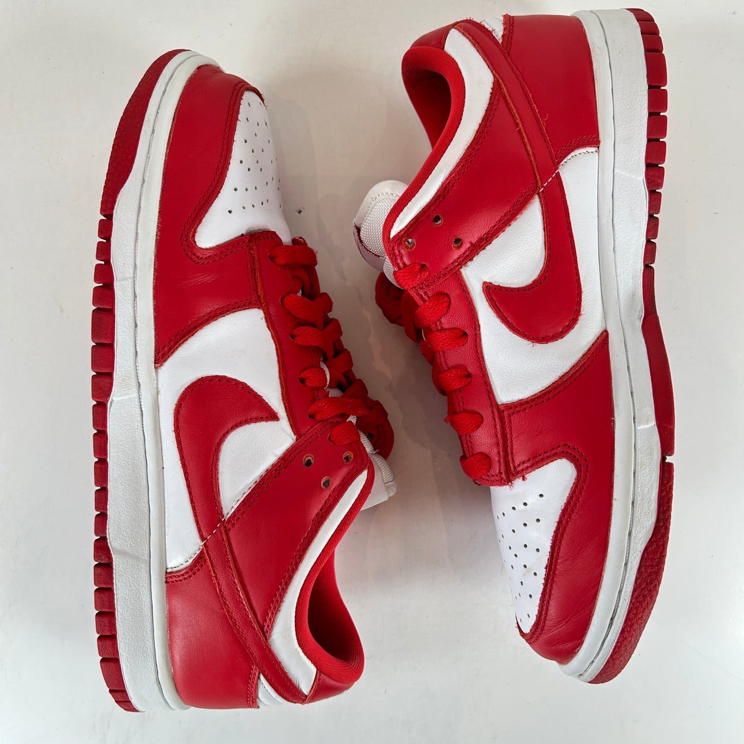 CU1727 100 Dunk Low Rojo Universitario