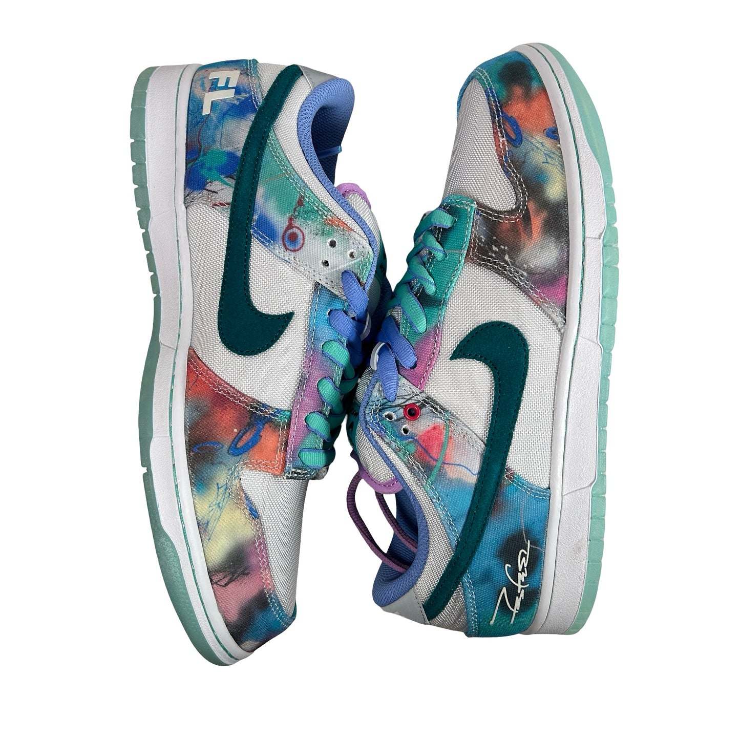 HF6061 400 Nike SB Dunk Low Futura Laboratories Bleached Aqua [CONDITIONAL] - 11 M (Mark on inner midsole)