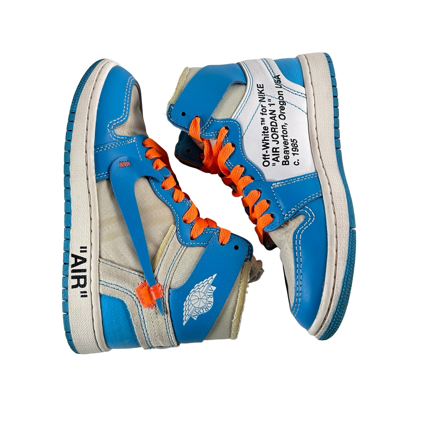 AQ0818 148 Jordan 1 Retro High Off-White UNC - 4 M (Used)