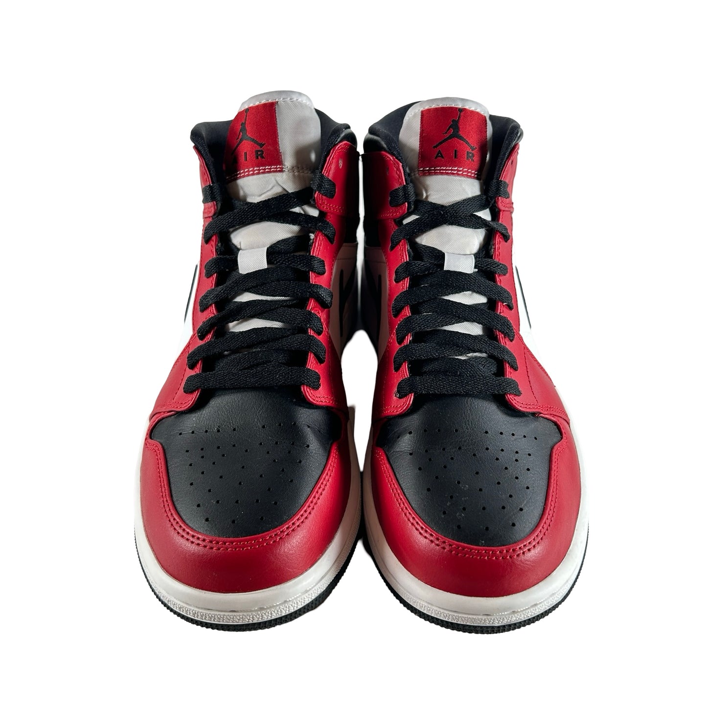 554724 069 Jordan 1 Mid Chicago Toe [USED] - 9.5 M (Used)