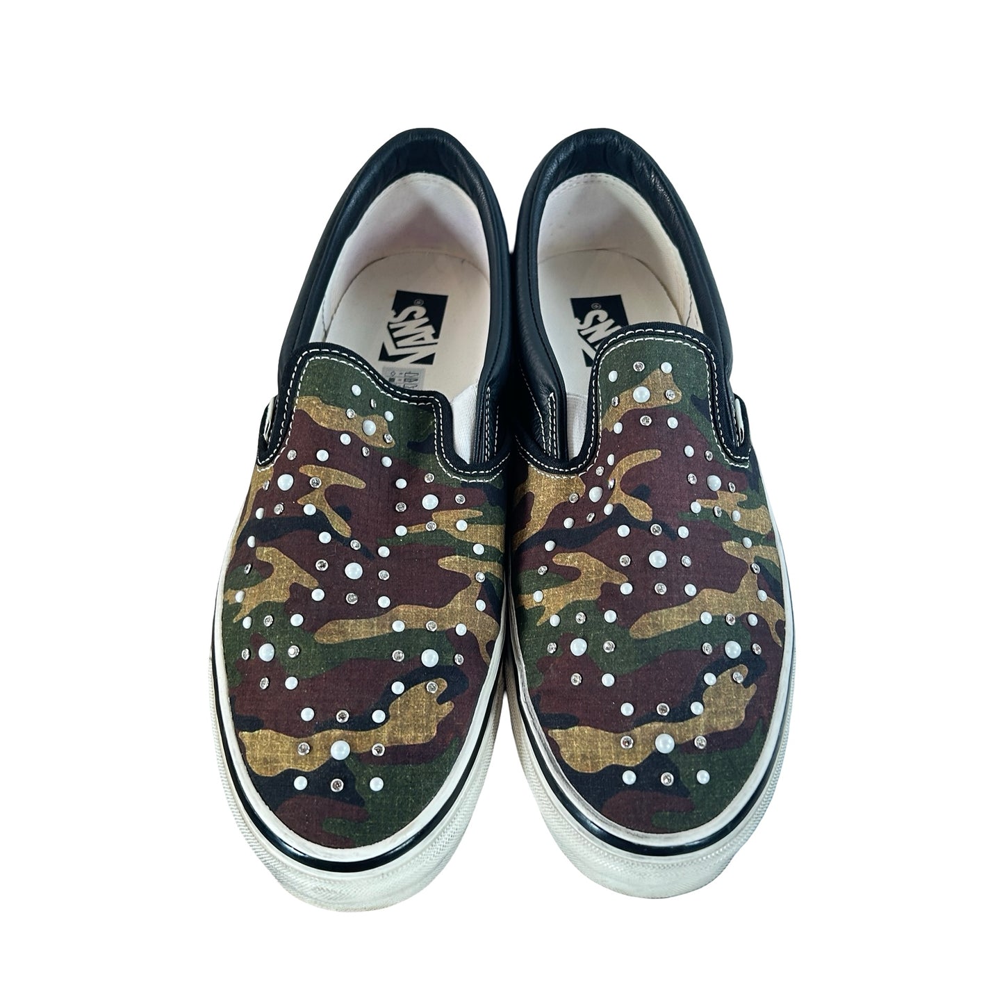 VN000D9PCAK Vans LX Classic Slip-On 98 Pearlized Pack Camo Black [USED] - 13 M (Used)