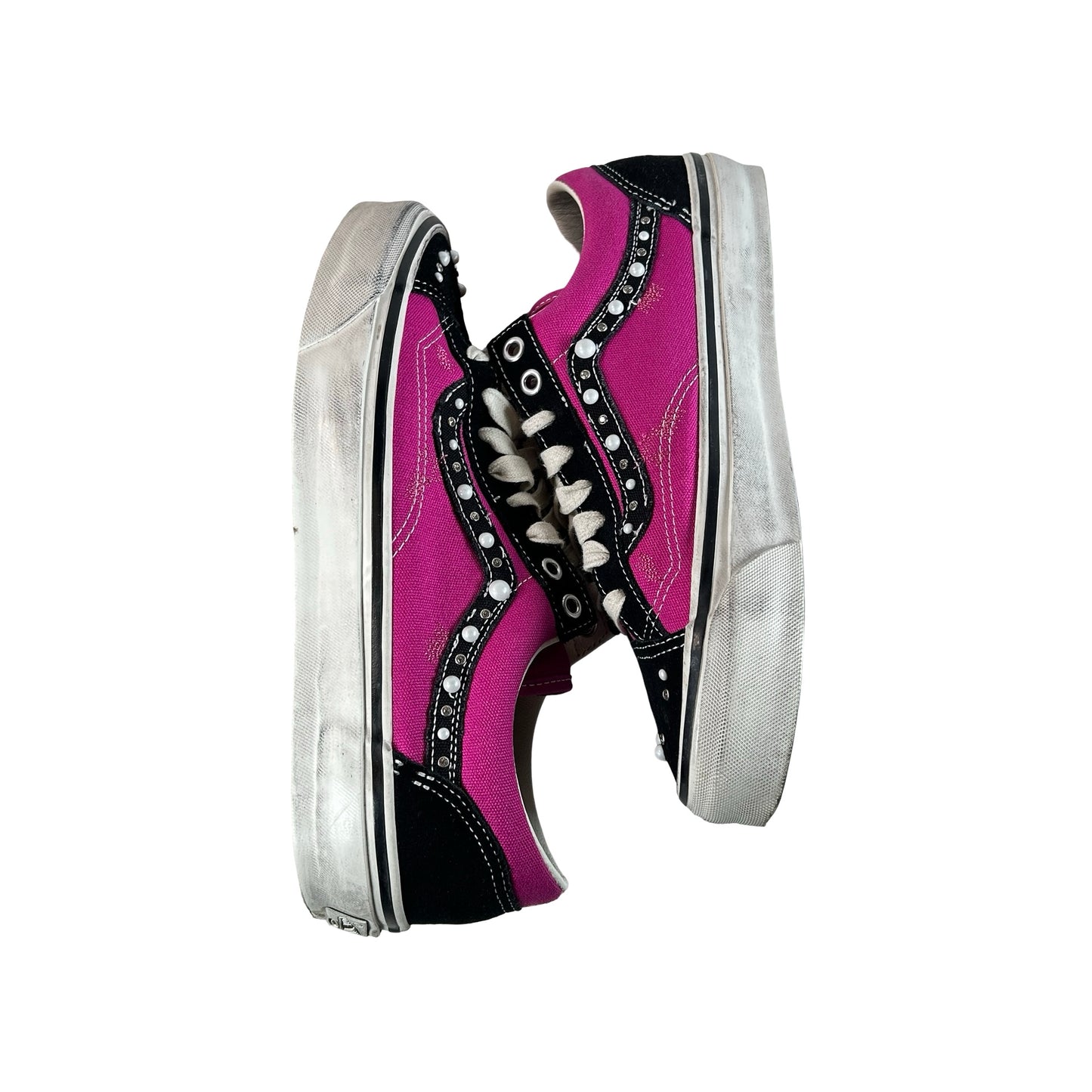 VN000E8VHLE Vans OTW Old Skool 36 Pearlized Pack Pink Black [USED] - 9 M (Used)