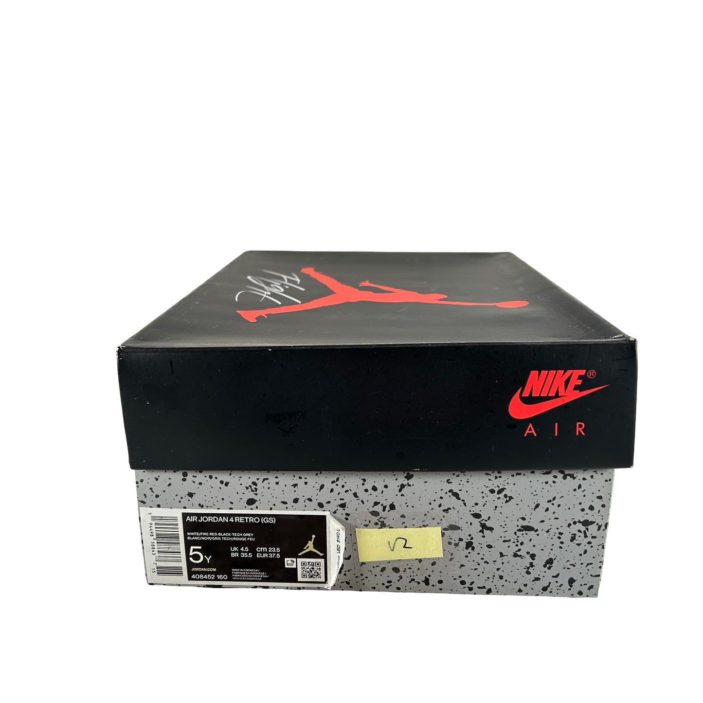 408452 160 Jordan 4 Retro Fire Red (2020) (GS) [USED] - 5 Y (Used2)