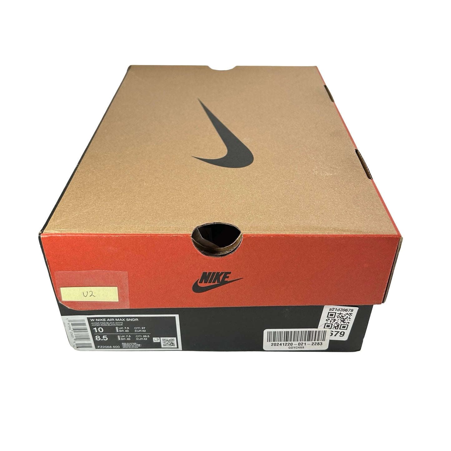 FZ2068 600 Nike Air Max Sunder Hyper Pink Black (Women's) [USED] - 10 W (Used2)
