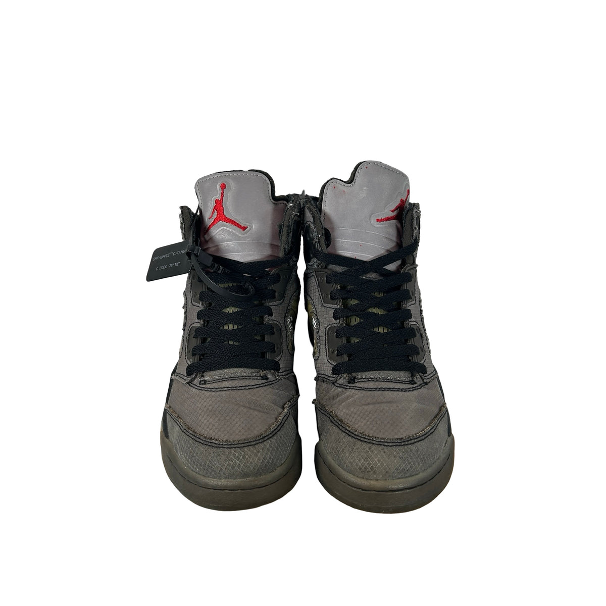 CT8480 001 Jordan 5 Off-White Black [USED] - 8 M (Used11)