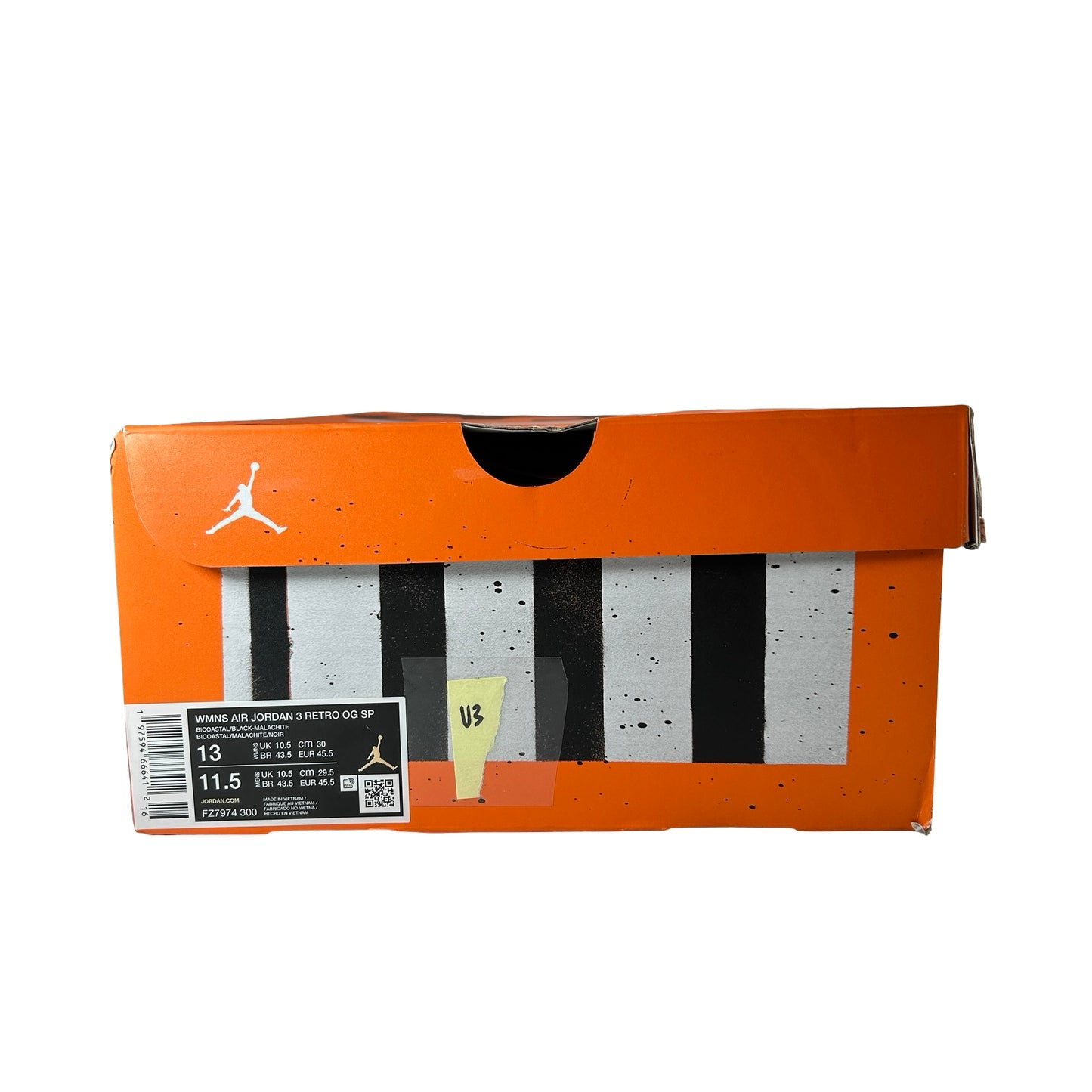 FZ7974 300 Jordan 3 Retro Nina Chanel Abney Bicoastal (Women's) [USED] - 13 W / 11.5 M (Used3)