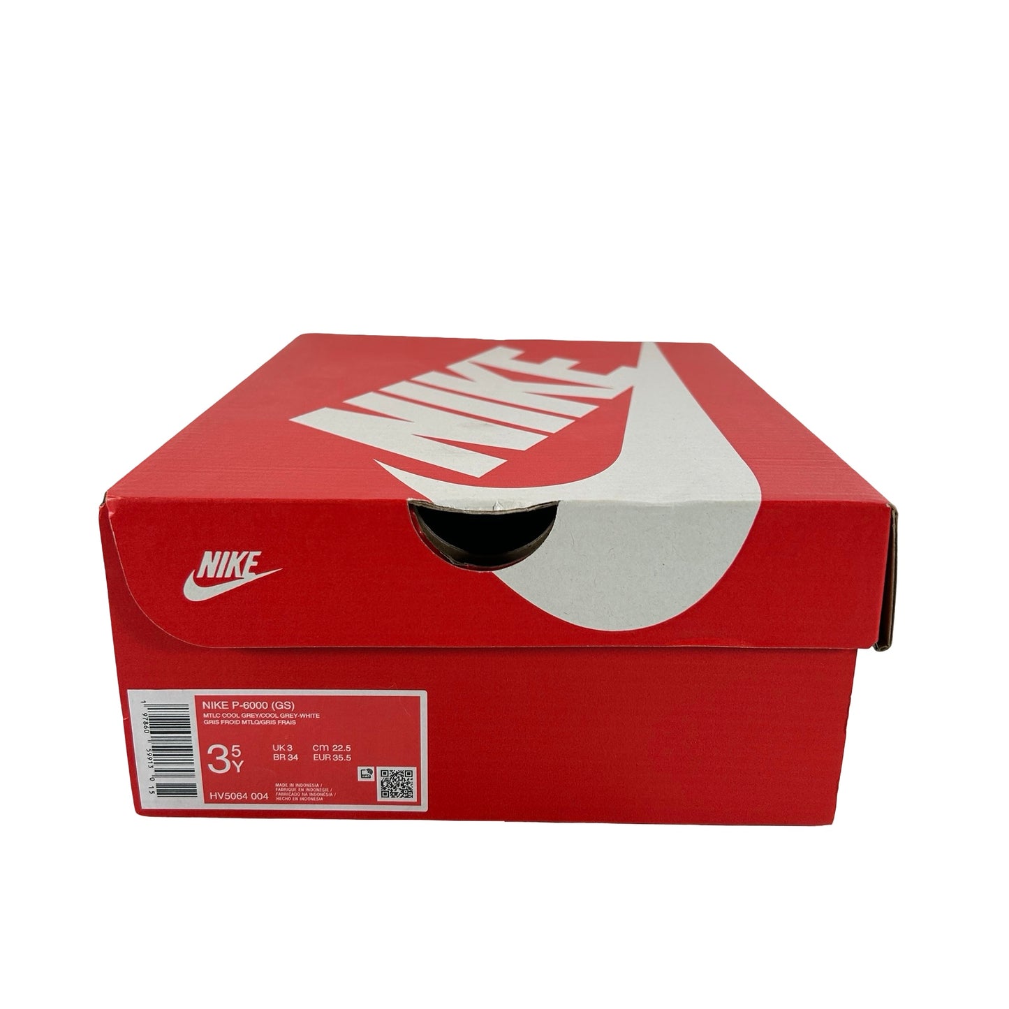 HV5064 004 Nike P-6000 Metalic Cool Grey (GS) [USED] - 3.5Y (Used)