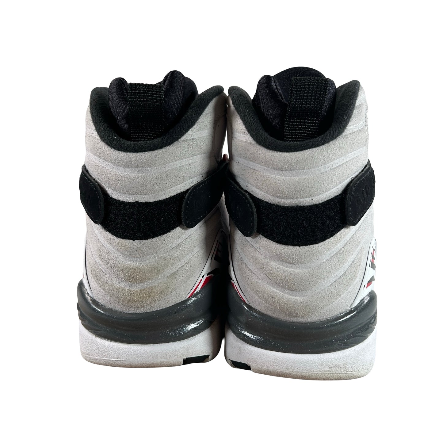305381 100 Jordan 8 Retro White True Red (2025) [USED] - 9 M (Used4)