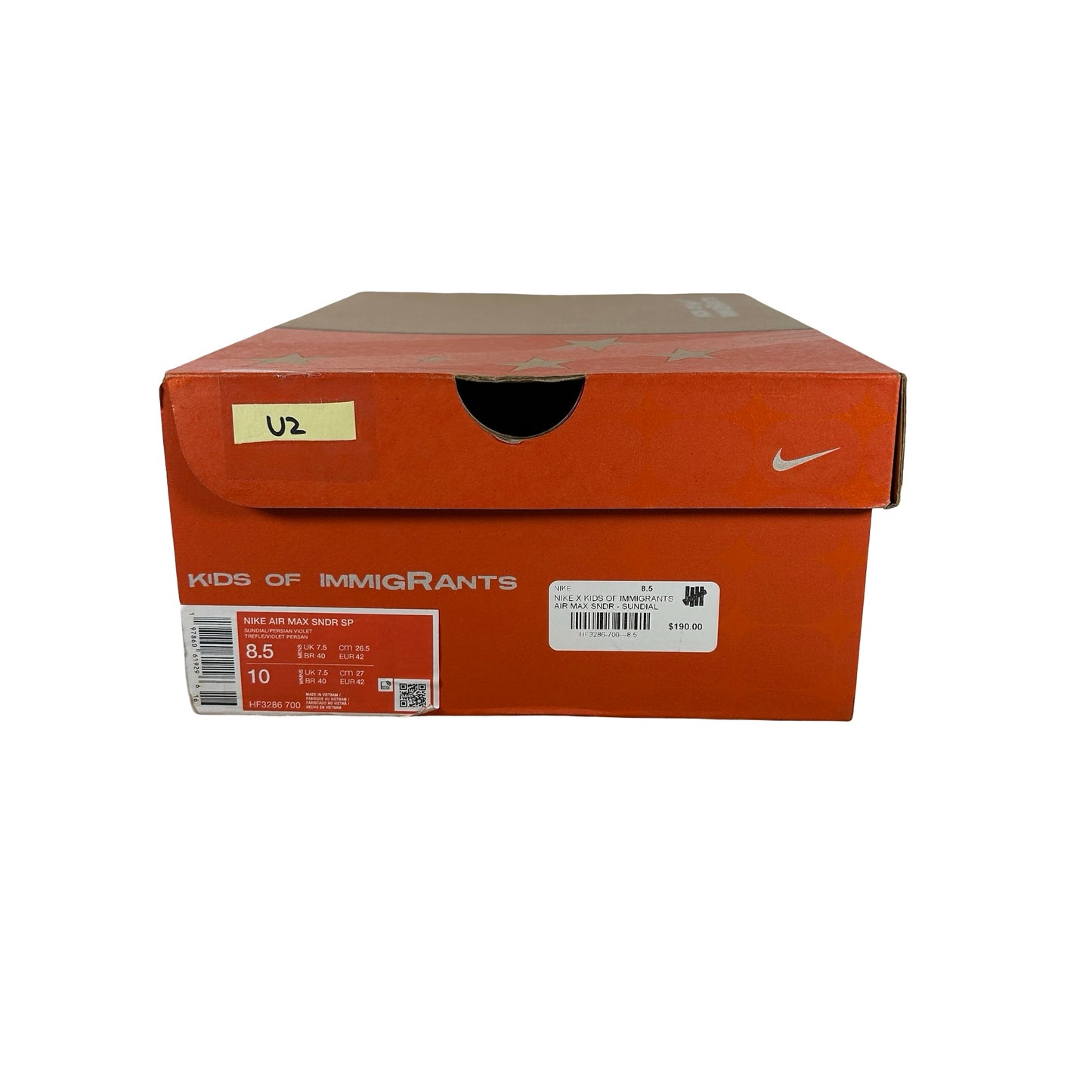 HF3286 700 Nike Air Max Sunder SP Kids of Immigrants Sunrise [USED] - 8.5 M (Used2)