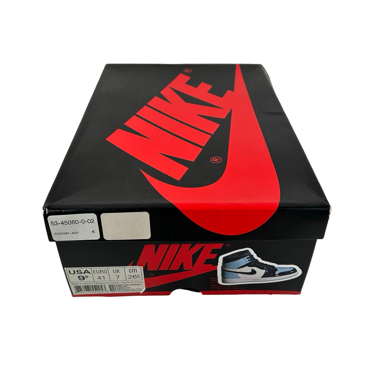 CD0461 401 Jordan 1 Retro High UNC Patent (Women's) [USED] - 9.5 W (Used)