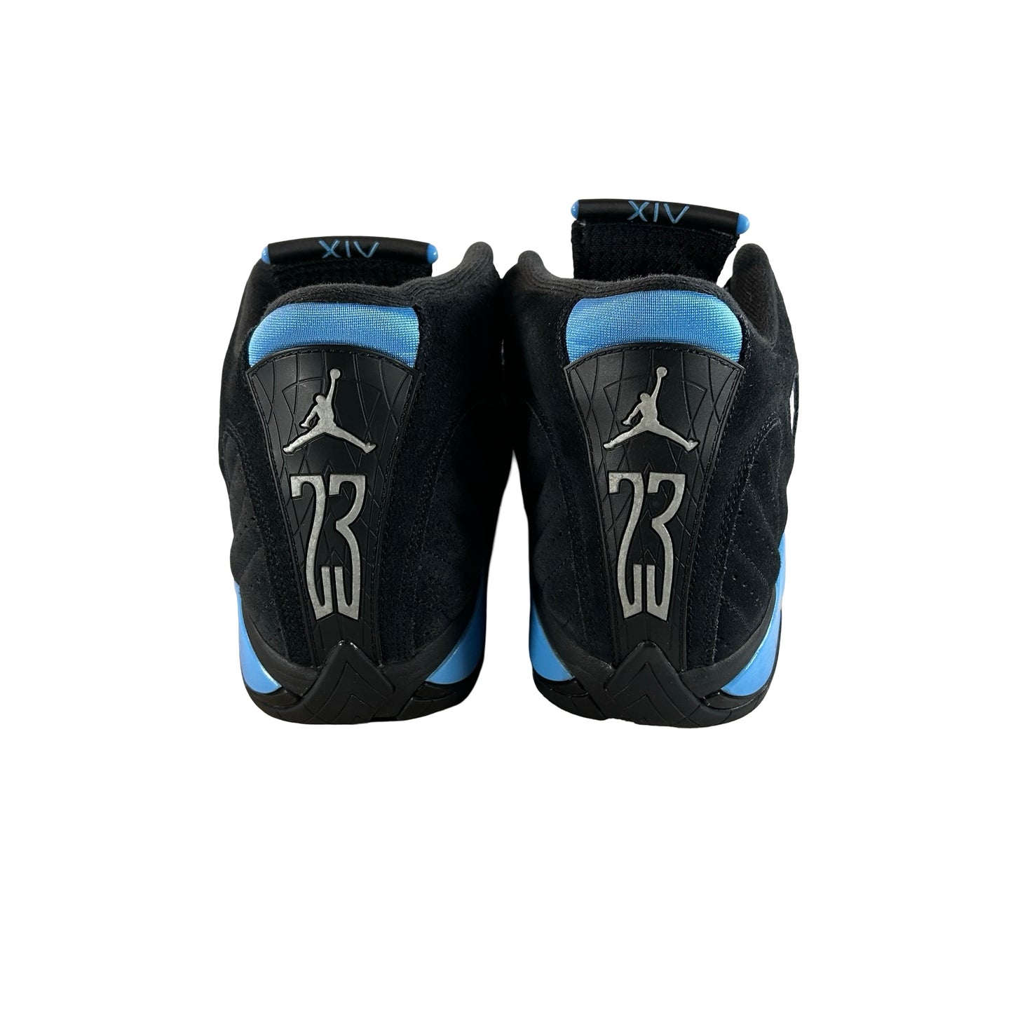 487471 007 Jordan 14 Retro Black University Blue (2026) [USED] - 12 M (Used)