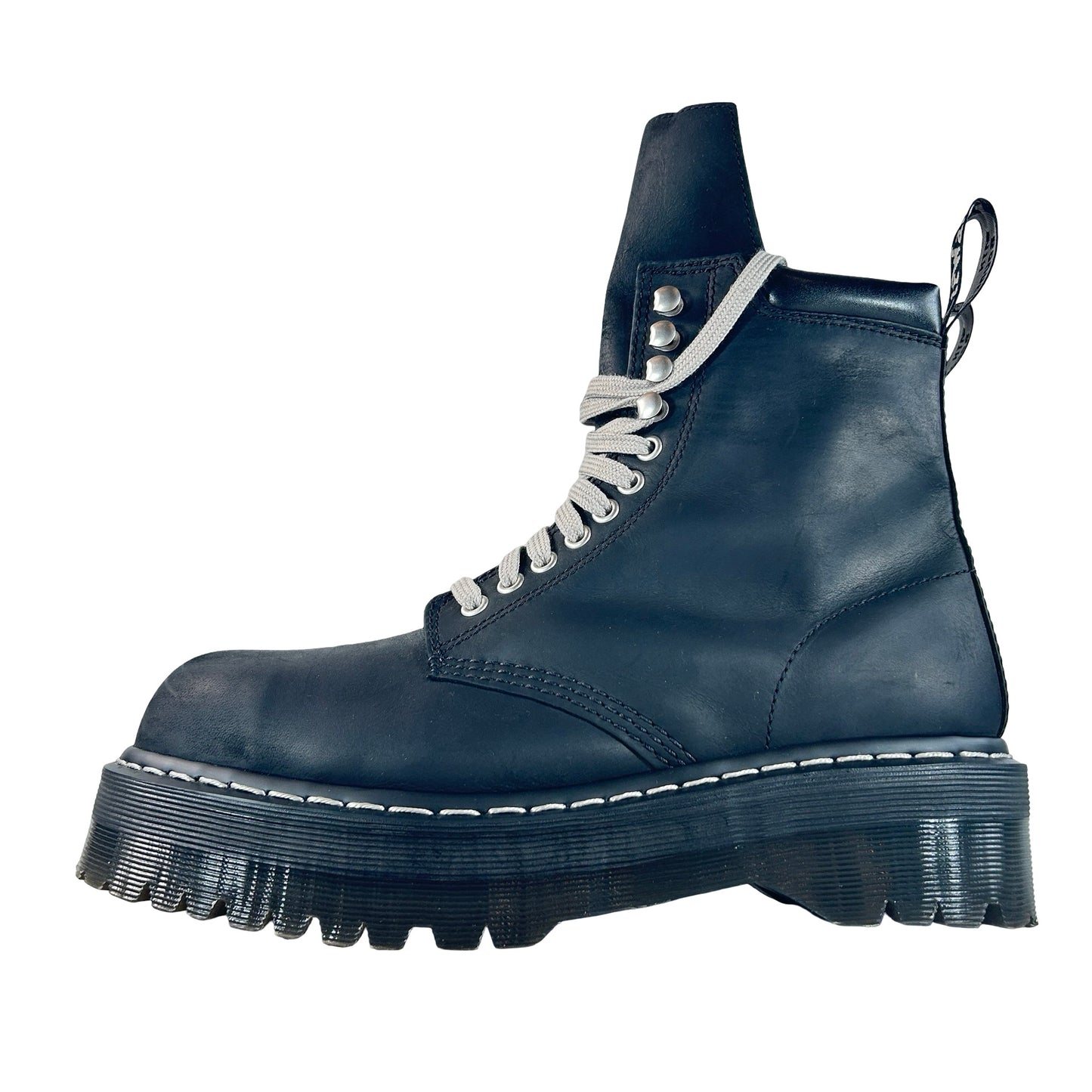 DM02E6813 9001 09 Dr. Martens 1460 DRKSHDW Quad Sole Steel Toe Boot Rick Owens Black [USED] - 9 M (Used) (No Box)