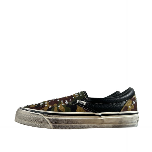 VN000D9PCAK Vans LX Classic Slip-On 98 Pearlized Pack Camo Black [USED] - 11 M (Used3)