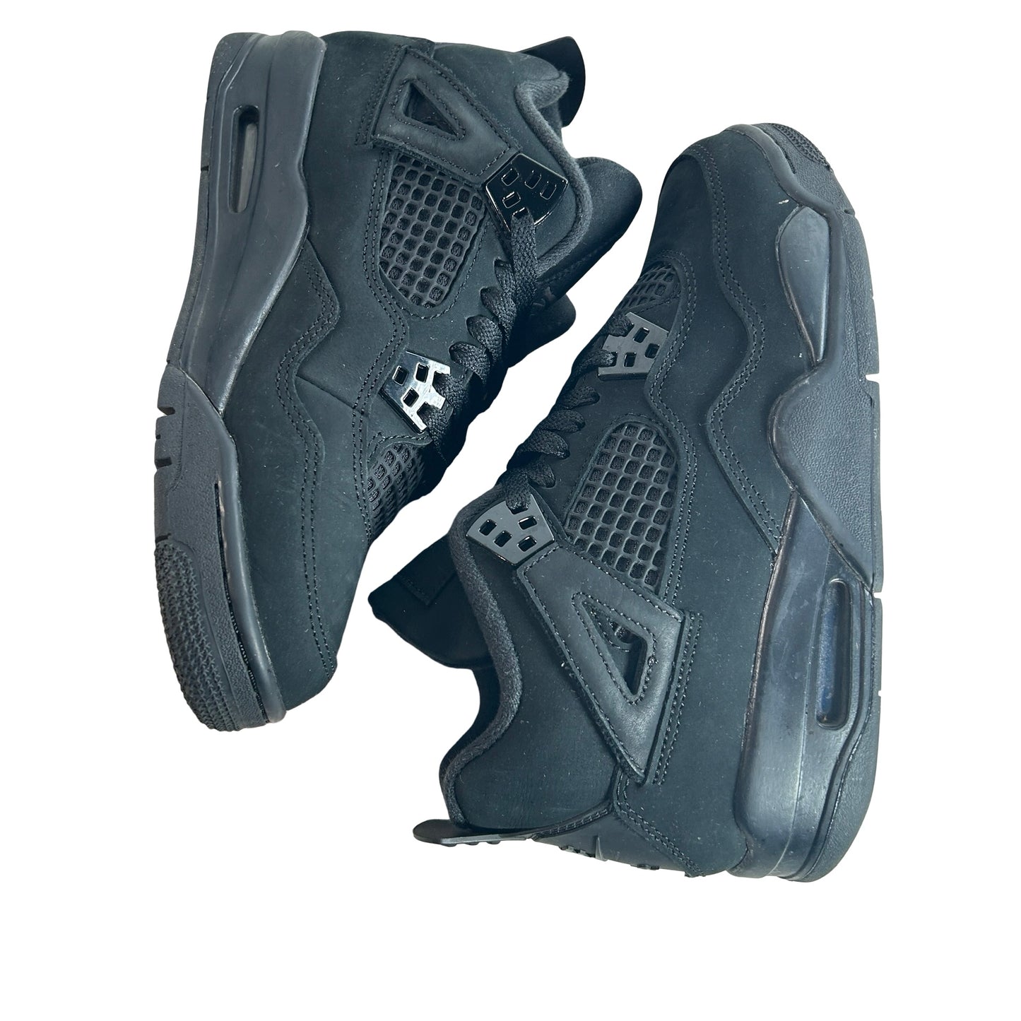 IB4171 010 Jordan 4 Retro Black Cat (2025) (GS) [USED] - 5 Y (Used)