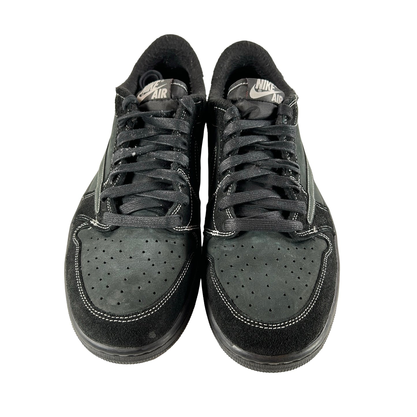 DM7866 001 Jordan 1 Retro Low OG SP Travis Scott Black Phantom [USED] - 13 M (Used) (No Box)