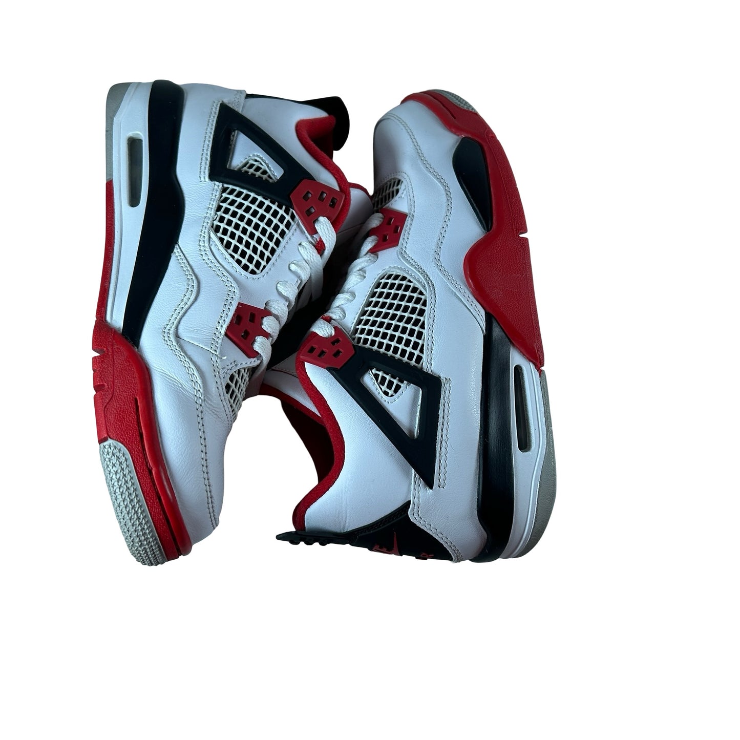 408452 160 Jordan 4 Retro Fire Red (2020) (GS) [USED] - 5.5 Y (Used2) (No Box2)