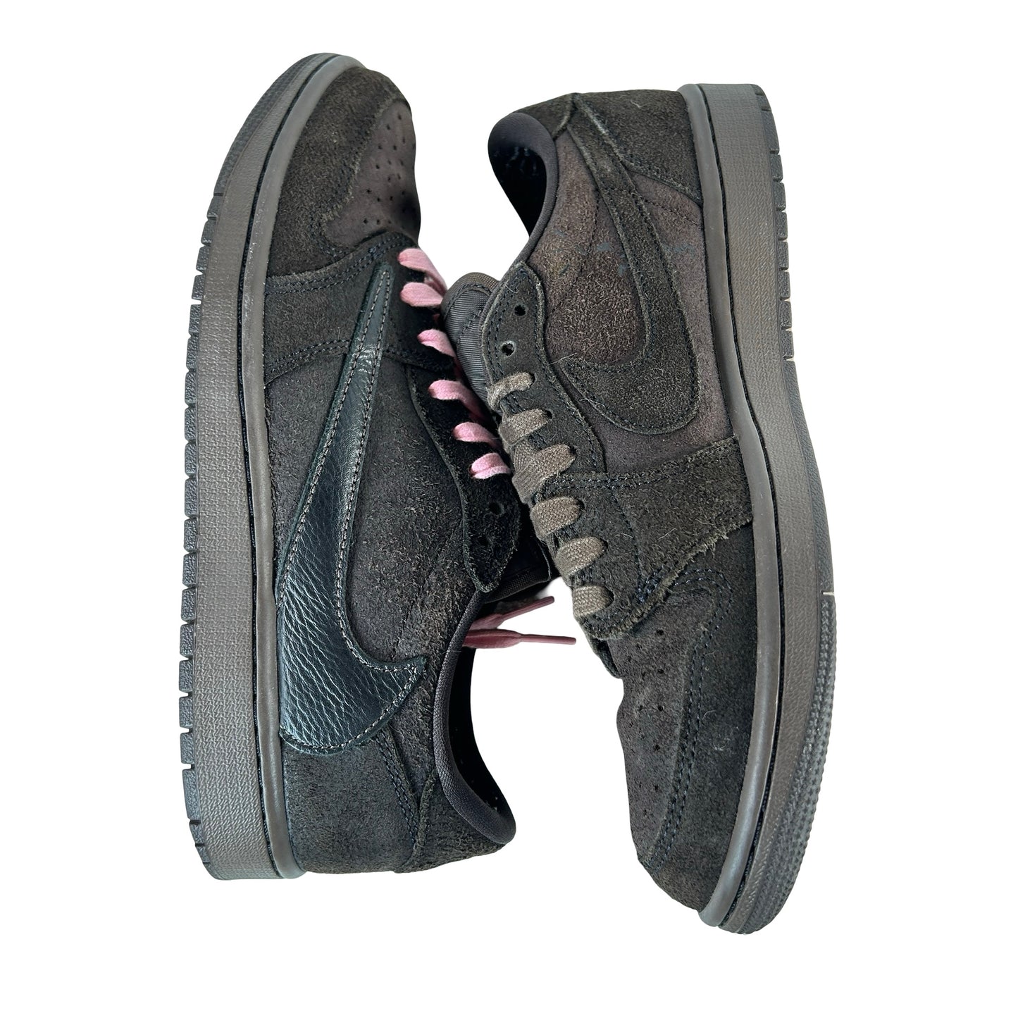 DM7866 202 Jordan 1 Retro Low OG SP Travis Scott Velvet Brown [USED] - 8 M (Used5)
