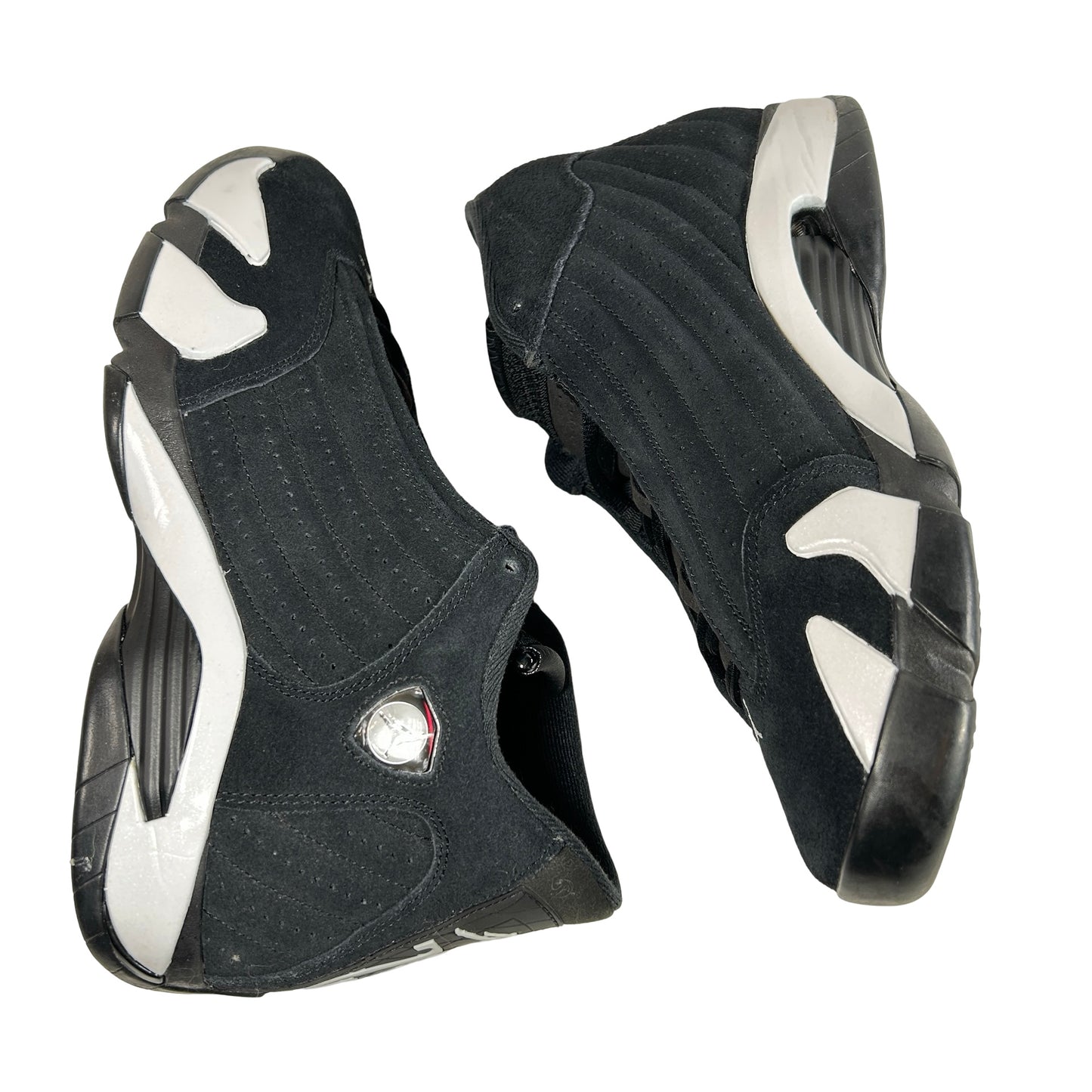 487471 016 Jordan 14 Retro Black White [USED] - 9.5 M (Used)