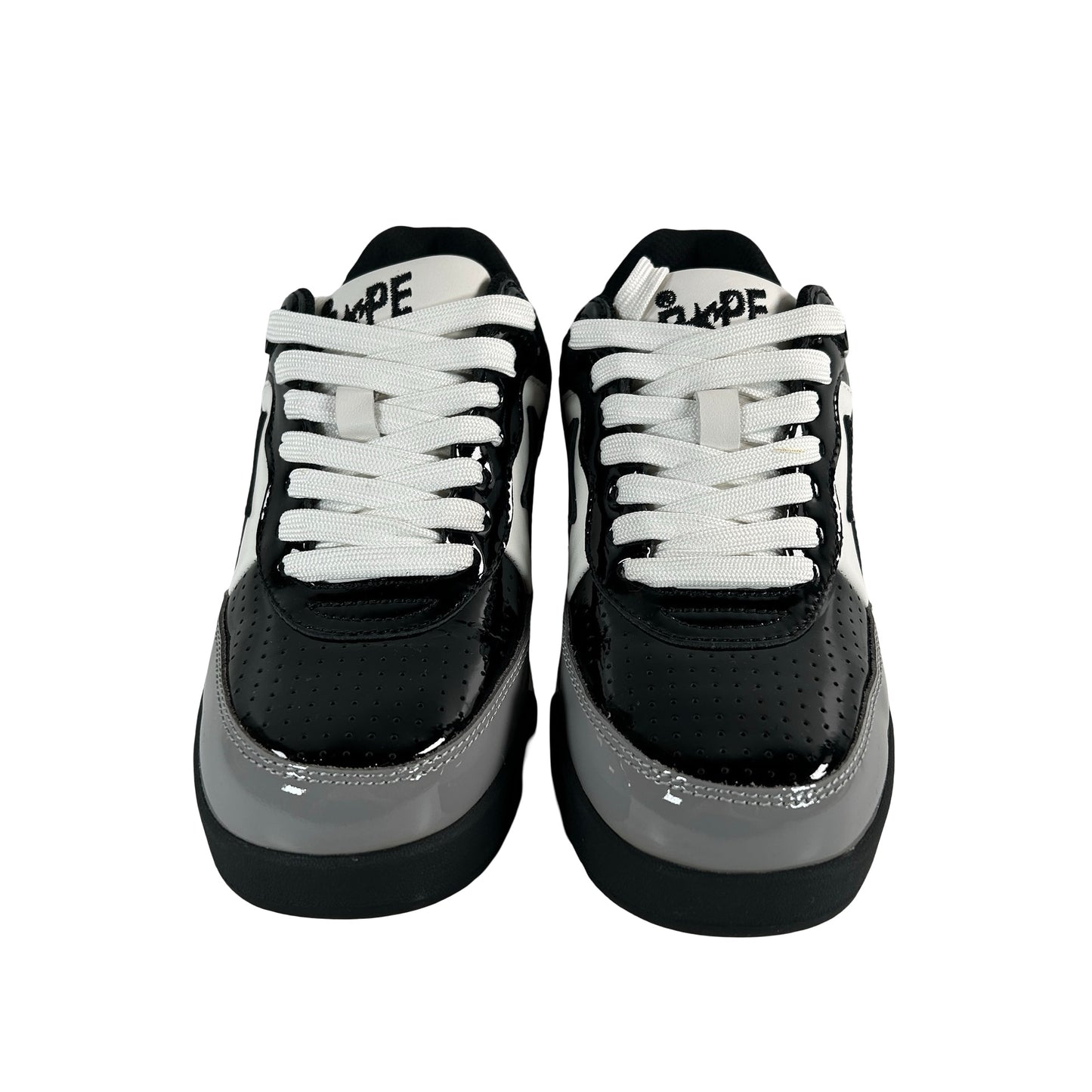 0ZXSHW291009KBKZ A Bathing Ape Bape Road Sta Black White [USED] - 5 M (VNDS)