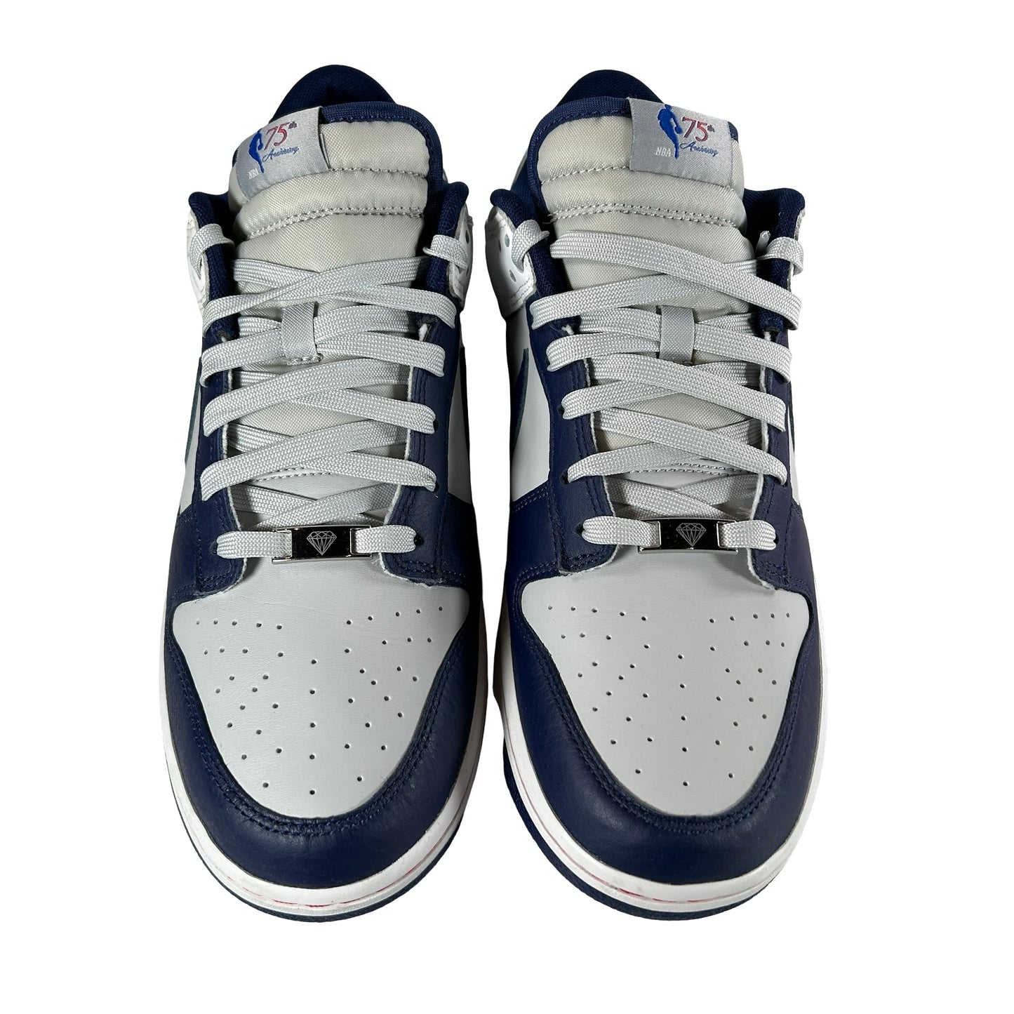 DD3363 001 Nike Dunk Low EMB NBA 75th Anniversary Brooklyn Nets [USED] - 12 M (Used2)