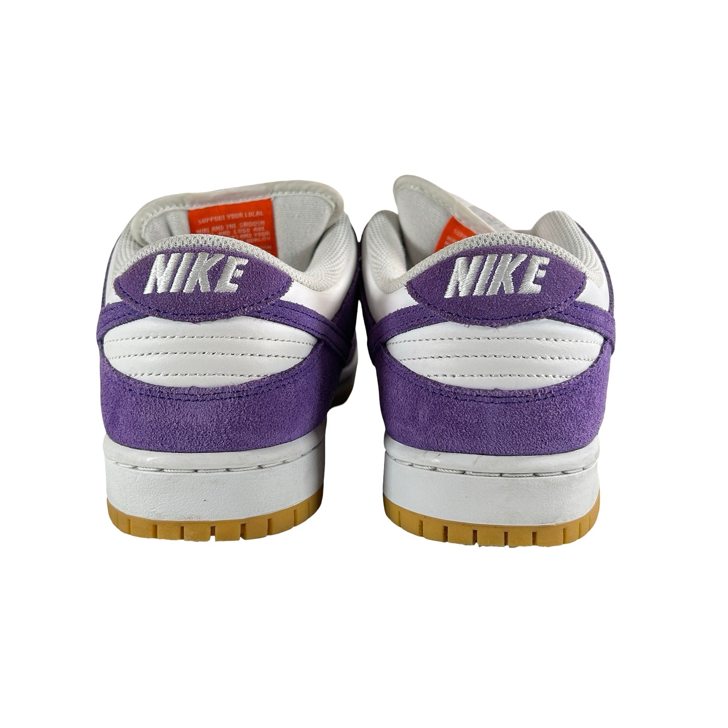 DV5464 500 Nike SB Dunk Low Pro ISO Orange Label Court Purple [USED] - 9 M (Used)
