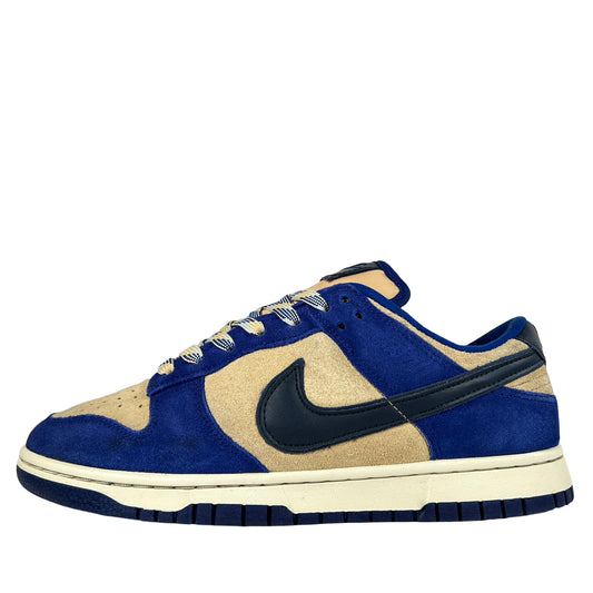 DV7411 400 Nike Dunk Low LX Blue Suede (Women's) [USED] - 8.5 W (Used) (No Box)