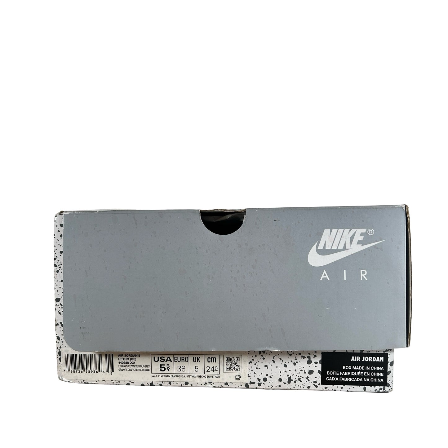440888 002 Air Jordan 5 Retro Wolf Grey (2026) (GS) [USED] - 5.5 Y (Used)