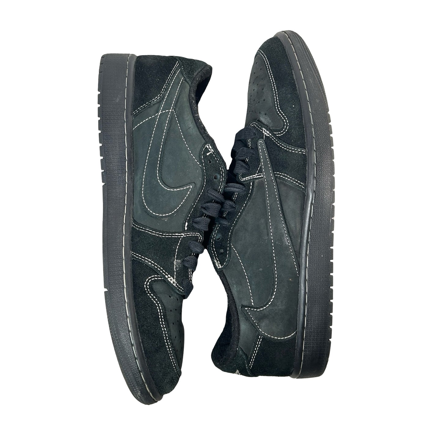 DM7866 001 Jordan 1 Retro Low OG SP Travis Scott Black Phantom [USED] - 12 M (Used) (No Box)