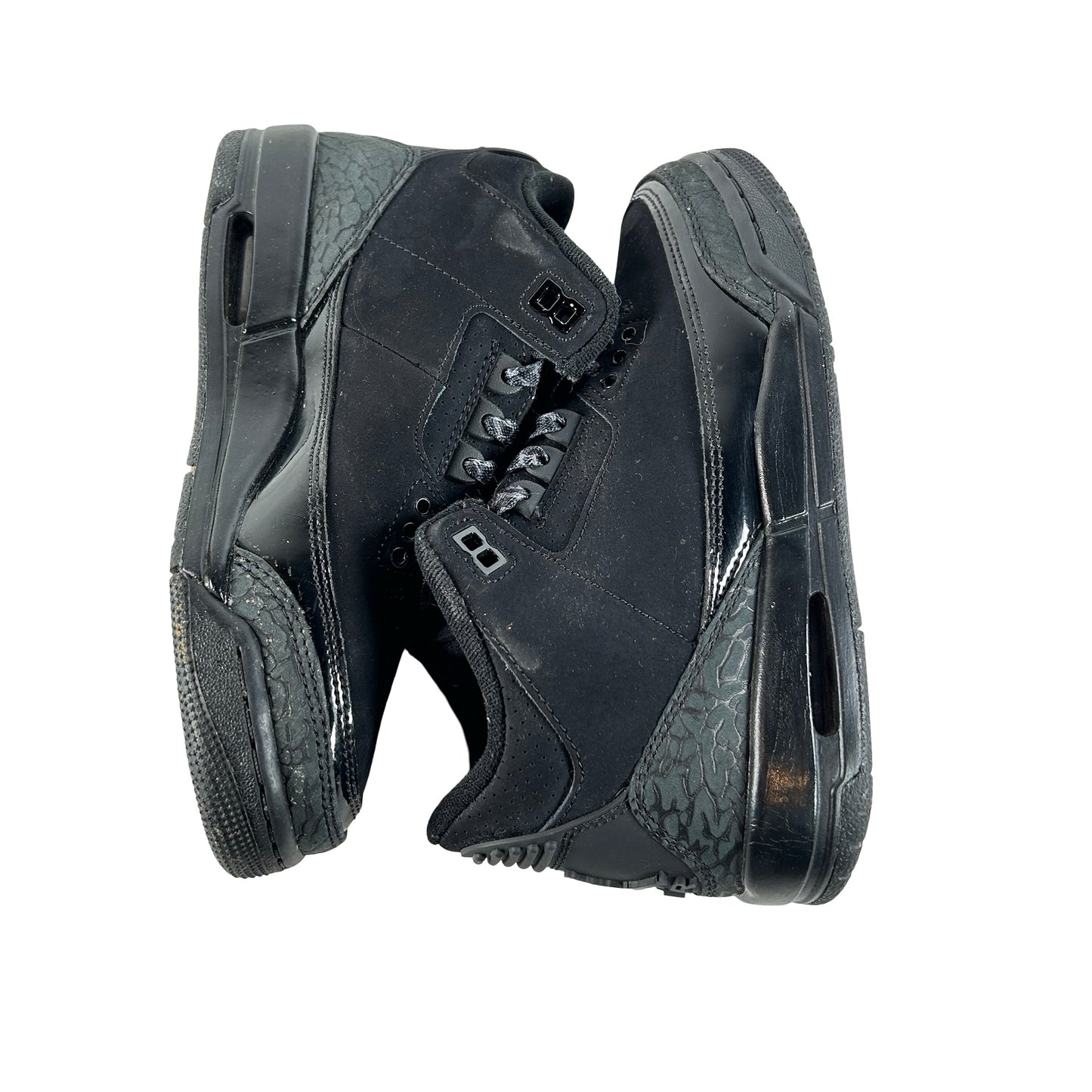 DM0967 001 Jordan 3 Retro Black Cat (2025) (GS) [USED] - 4 Y (Used)